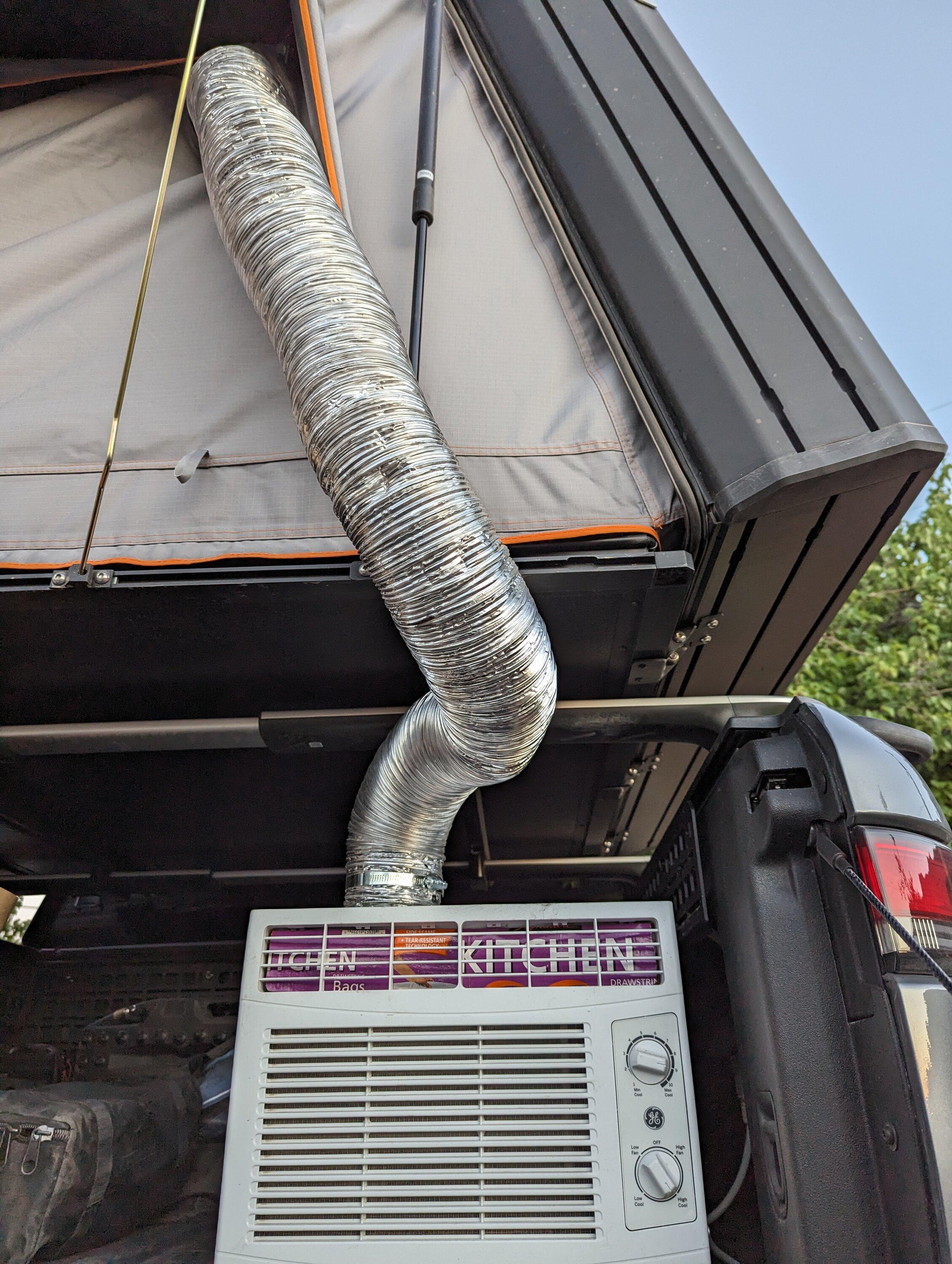 Rivian R1T R1S Summer RTT Camping A/C Hack for the Win PXL_20230713_025019614