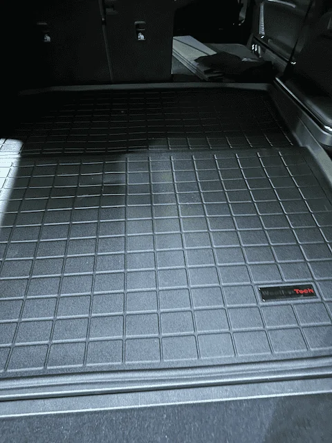 Rivian R1T R1S WeatherTech R1S Rear Cargo Liners Are Here IMG_2100