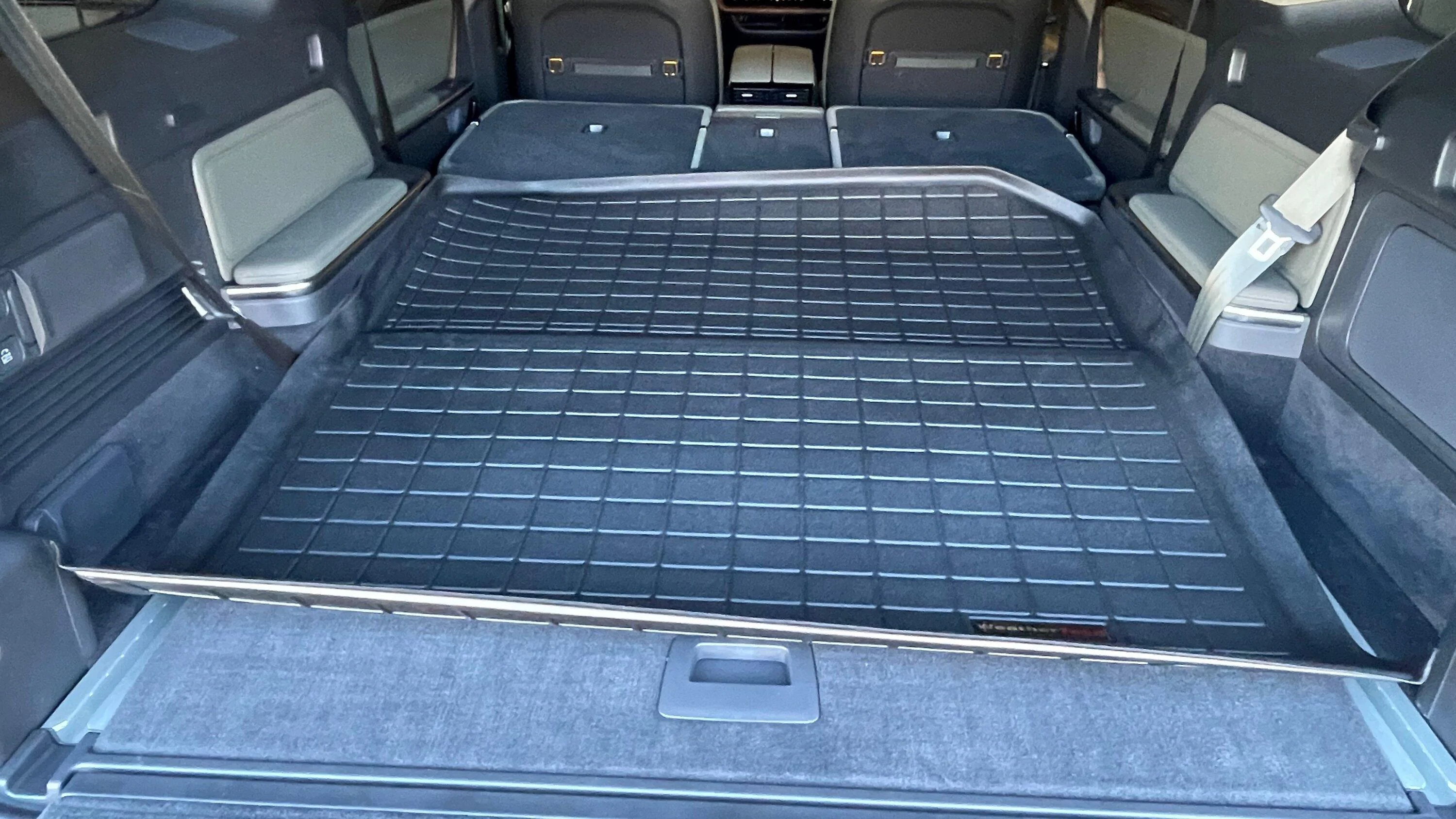 Rivian R1T R1S WeatherTech R1S Rear Cargo Liners Are Here IMG_2362