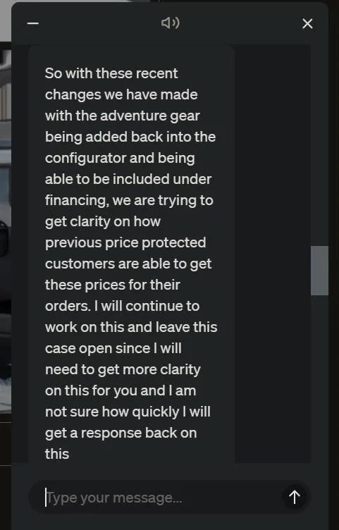 Rivian R1T R1S Accessory pricing from shop Chat Gear Rivian Pric