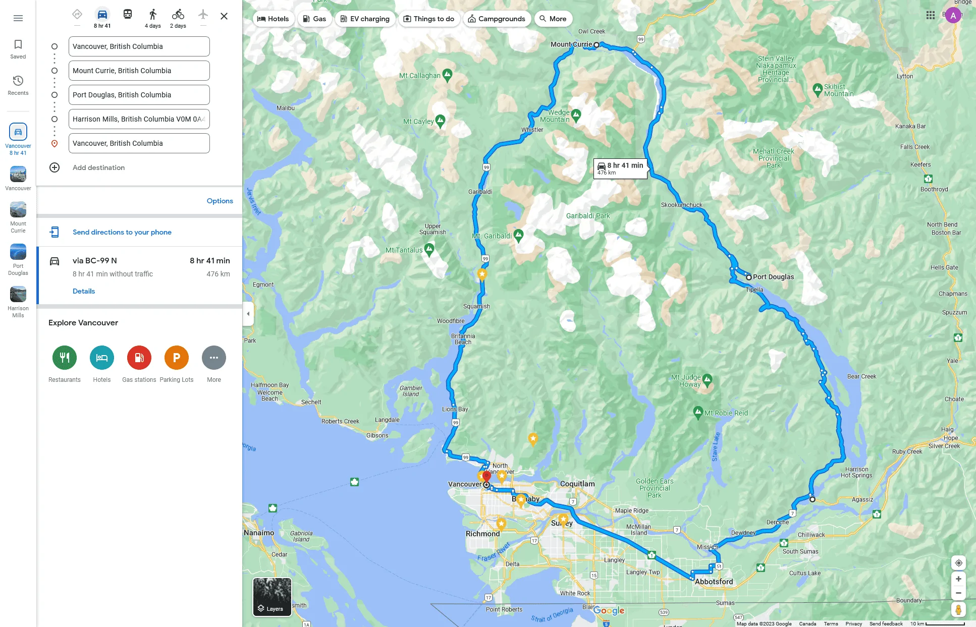 Rivian R1T R1S So frustrated about no spare Screenshot 2023-07-14 at 12-38-09 Google Maps