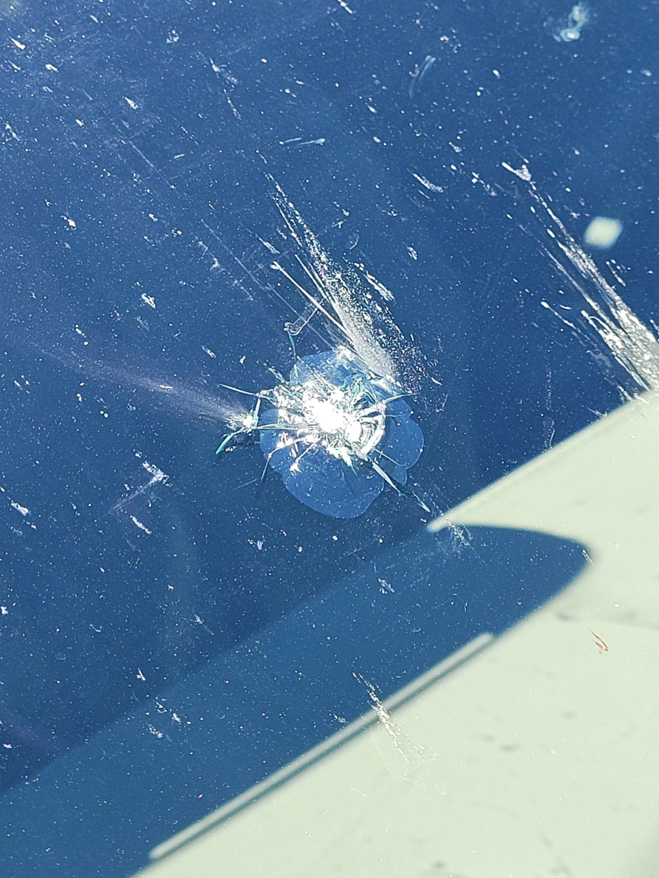 Rivian R1T R1S Broken windshield puzzle 20230715_142759