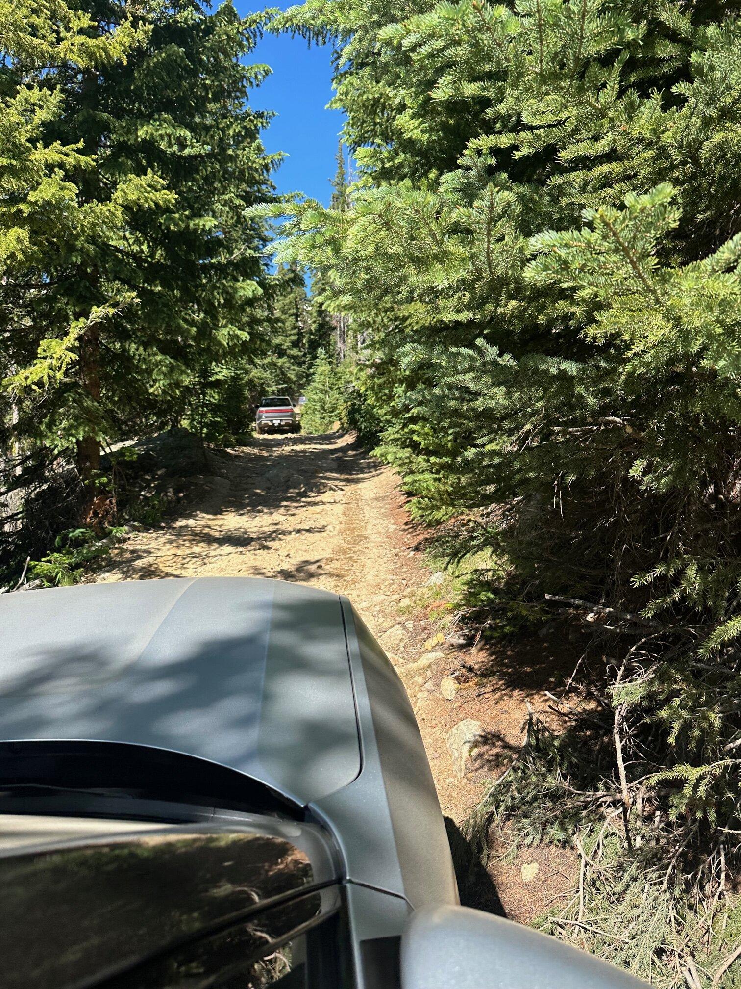Rivian R1T R1S Bimberly Cava and iPyle Donner join the Rocky Mountain Rivian Club for an off-road adventure. IMG_0554