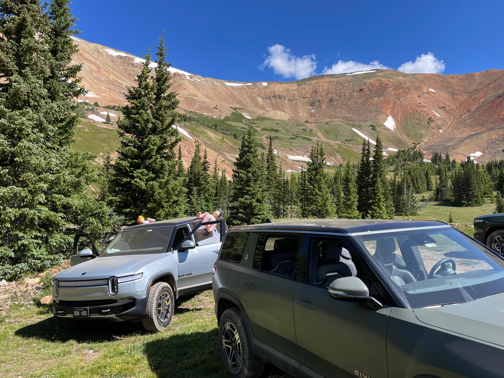 Rivian R1T R1S Bimberly Cava and iPyle Donner join the Rocky Mountain Rivian Club for an off-road adventure. IMG_6584