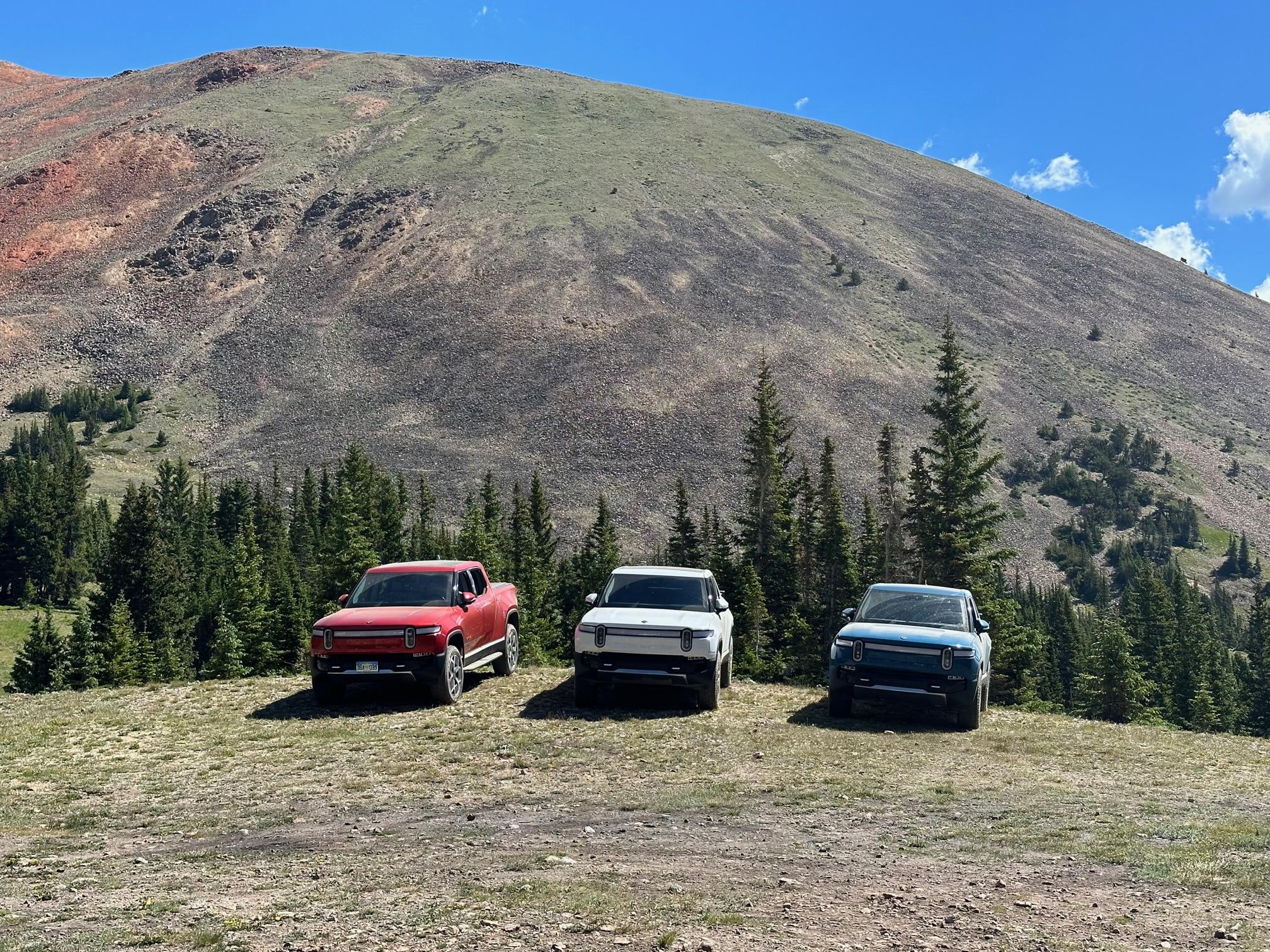 Rivian R1T R1S Bimberly Cava and iPyle Donner join the Rocky Mountain Rivian Club for an off-road adventure. IMG_0559