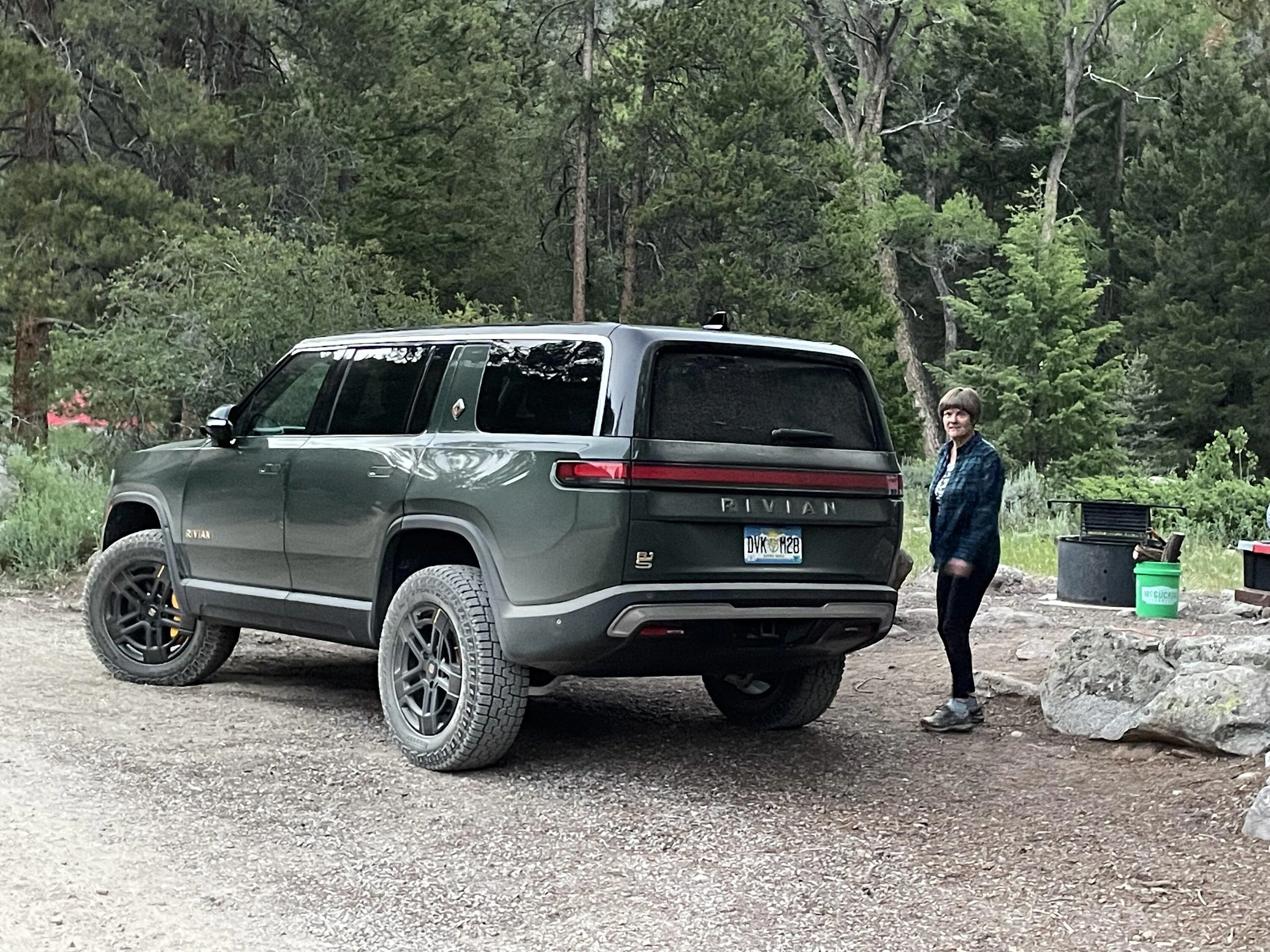 Rivian R1T R1S Car camping with induction stove and espresso machine is pretty sweet IMG_0649