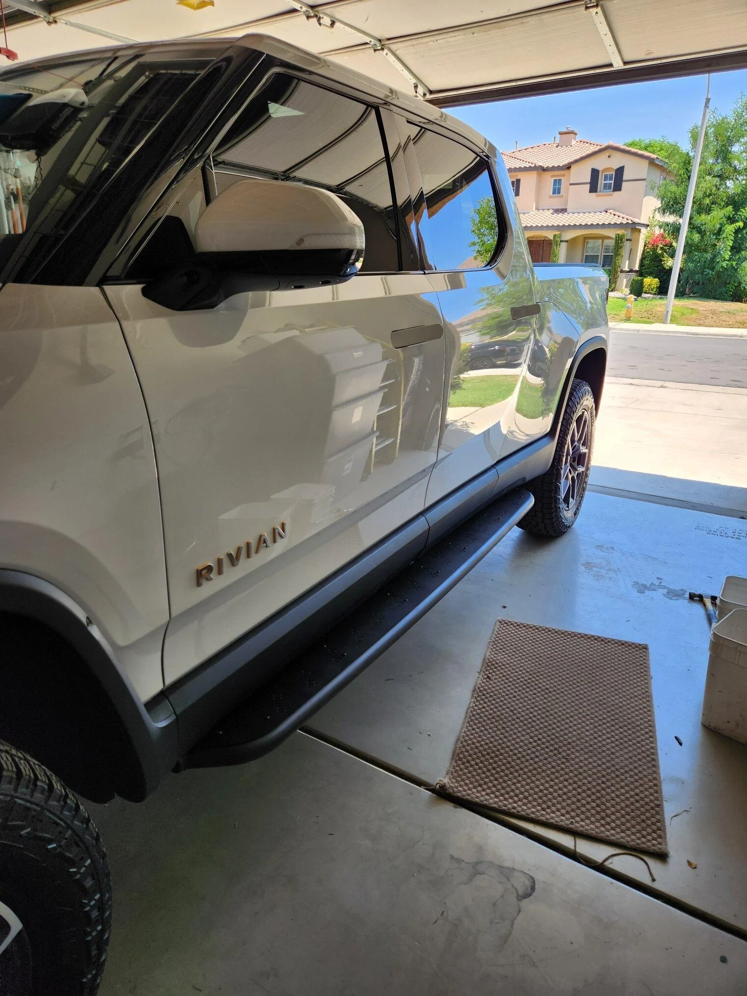 Rivian R1T R1S JEBINC’s Review and Installation of the EV Sportline / 1EV / RMaxx Running Boards – Including Lessons Learned, Tips and Sealing of 4” hole procedure! 20230715_125203
