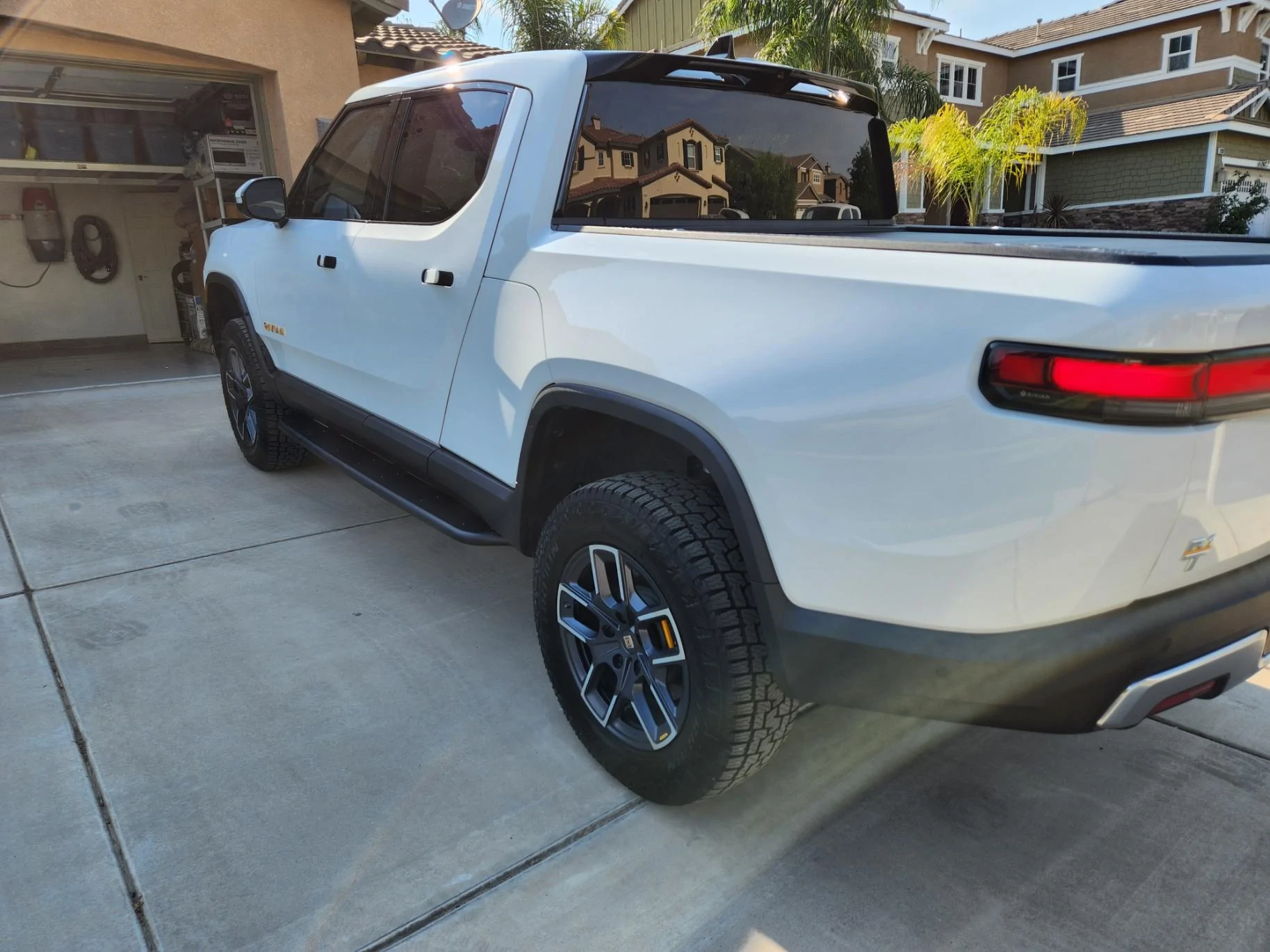 Rivian R1T R1S JEBINC’s Review and Installation of the EV Sportline / 1EV / RMaxx Running Boards – Including Lessons Learned, Tips and Sealing of 4” hole procedure! 20230715_170018