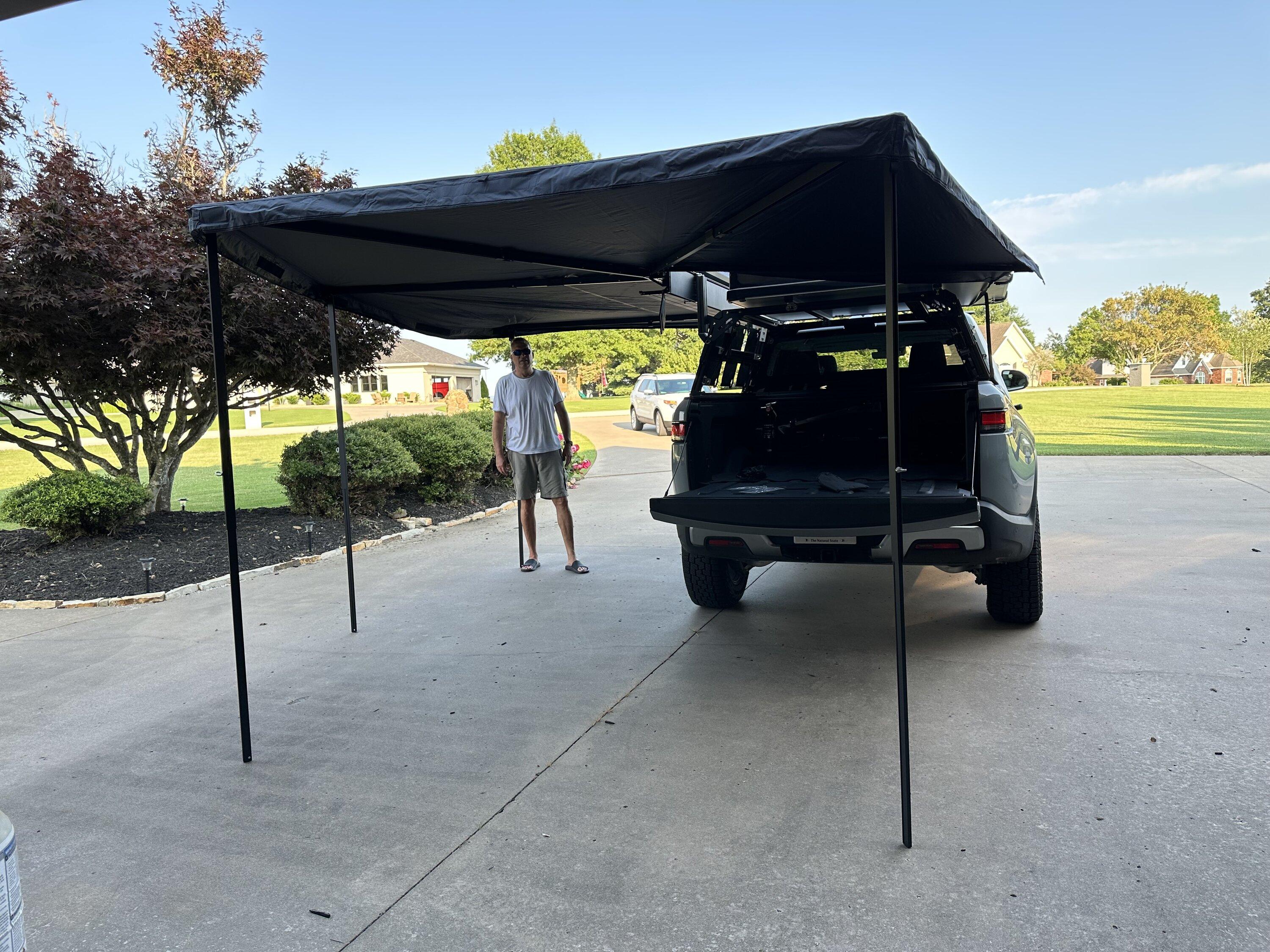 Rivian R1T R1S Xtrusion Overland Rack Finally Dialed In! IMG_7717