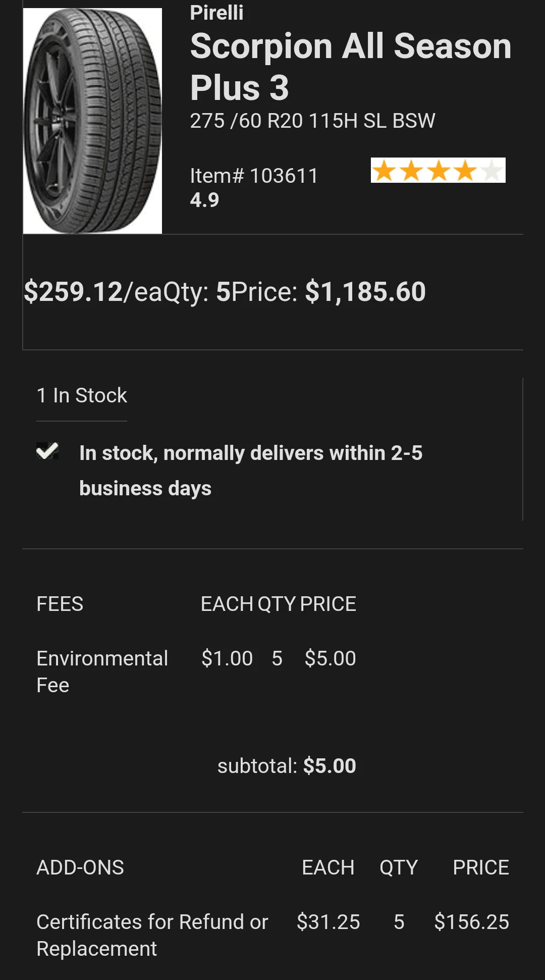 Rivian R1T R1S Scorpion AS+ tire swap (from 20" Scorpion AT) - WOW big difference Screenshot_20230718-155412~2