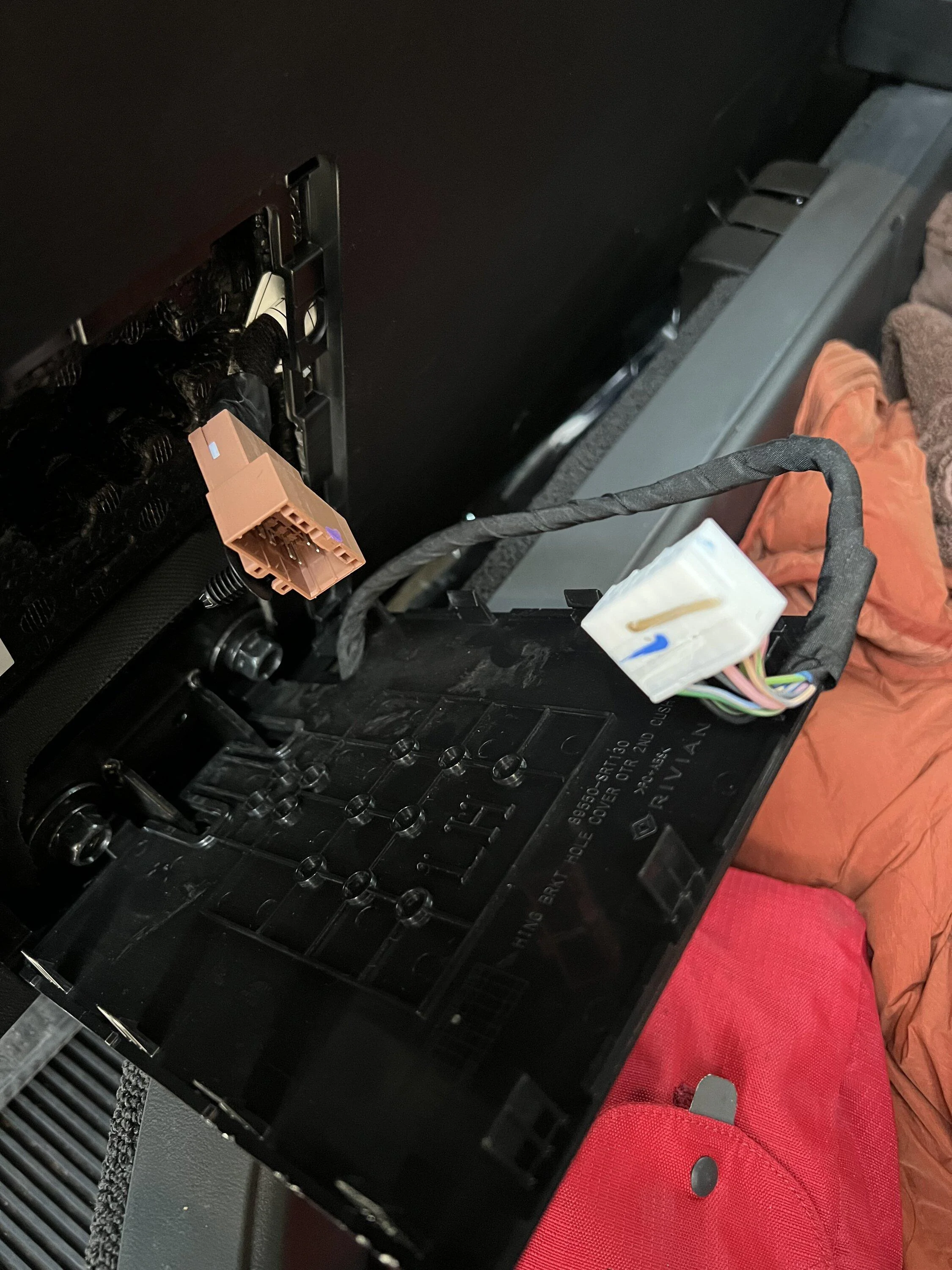 Rivian R1T R1S Removing back seat from R1T - Step by Step 9124F38C-BE99-4613-BDE6-8DC2490DADBE