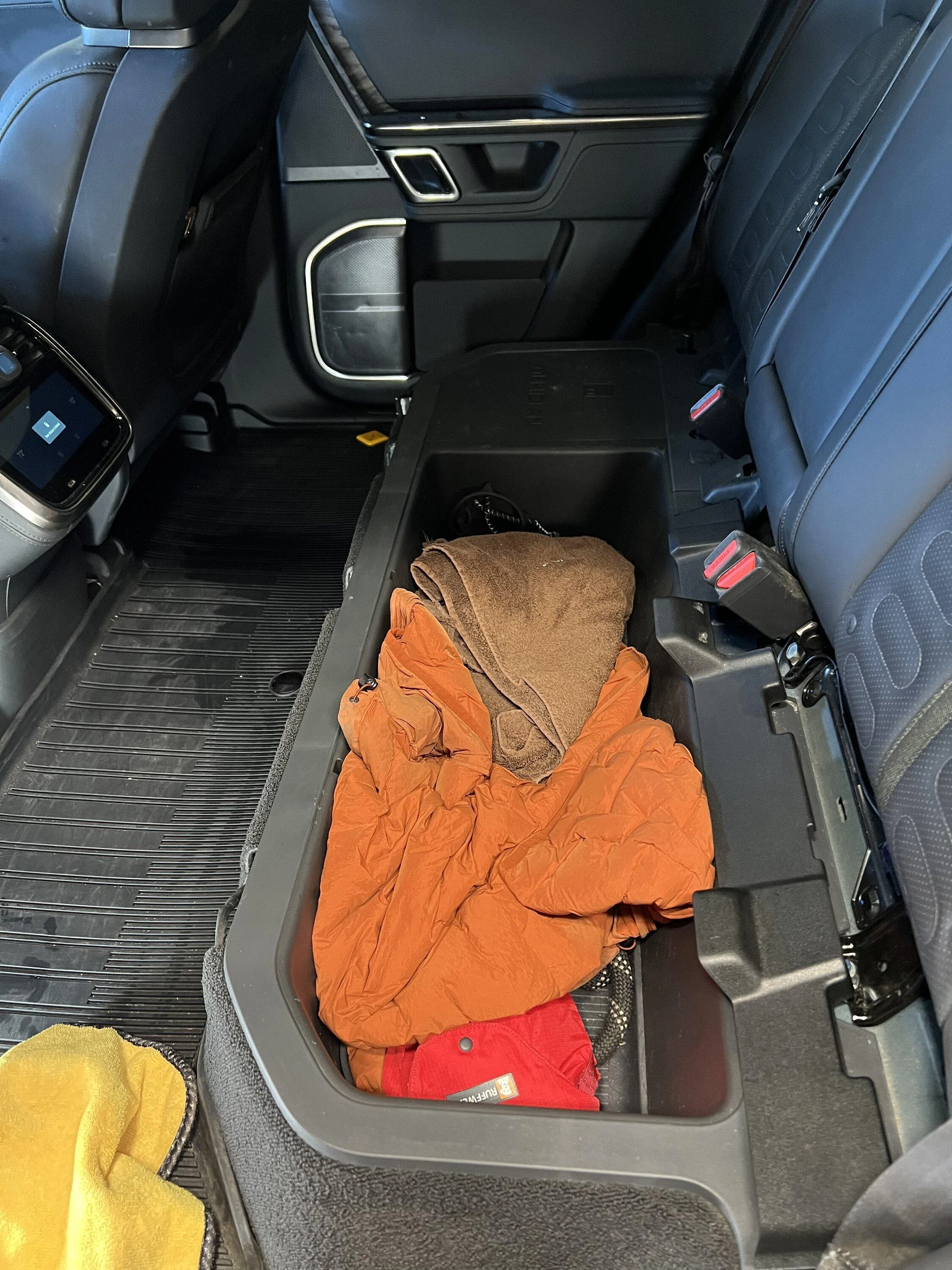 Rivian R1T R1S Removing back seat from R1T - Step by Step 7144D122-D24D-4297-88DA-489C62EAB0DC
