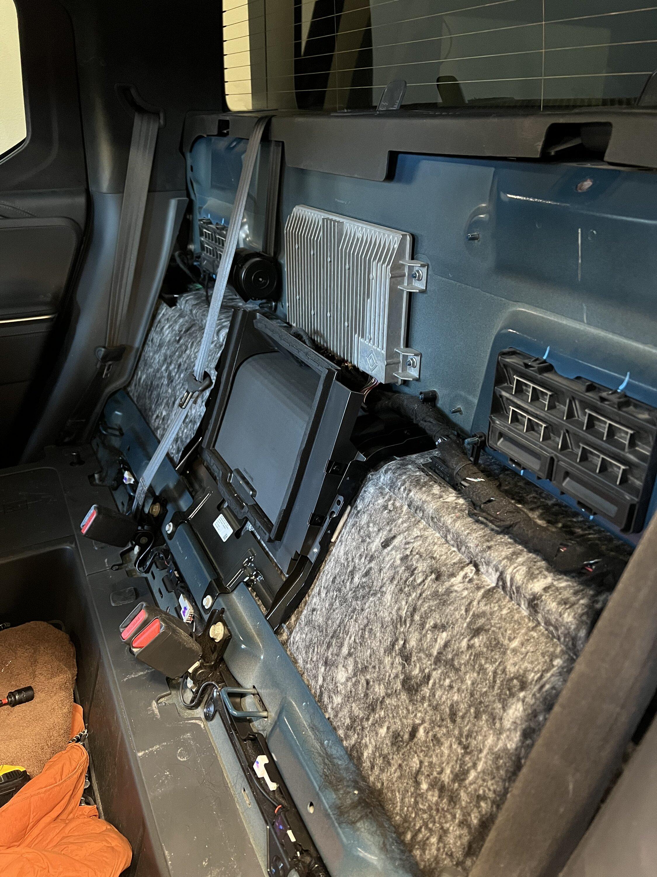 Rivian R1T R1S Removing back seat from R1T - Step by Step 7069110B-DBC0-463C-A5BC-DA10BC59FC64