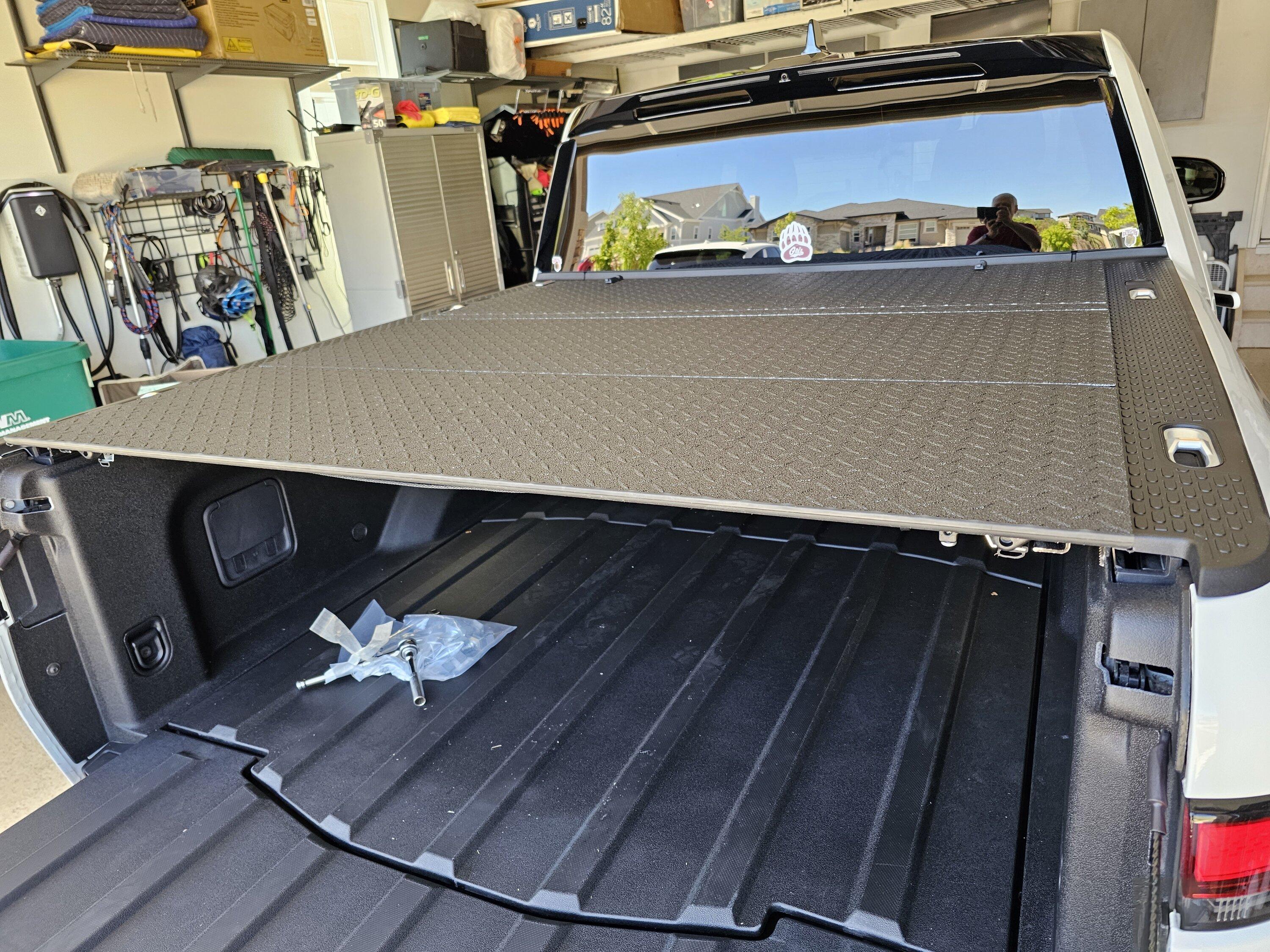 Rivian R1T R1S Gauging interest on Access Tonneau Covers for R1T 20230626_102828