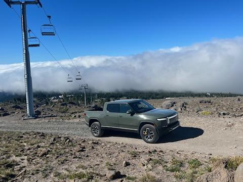 Rivian R1T R1S Where no Rivan has gone before! ?️ Palmer Glacier on Mount Hood image