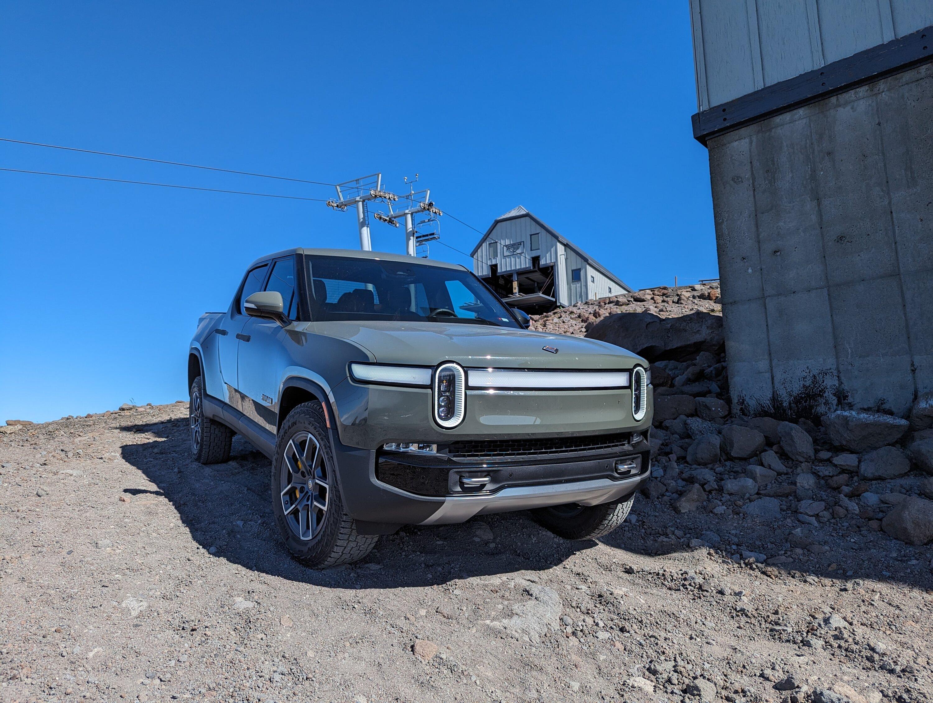 Rivian R1T R1S Where no Rivan has gone before! ?️ Palmer Glacier on Mount Hood PXL_20230717_164153026