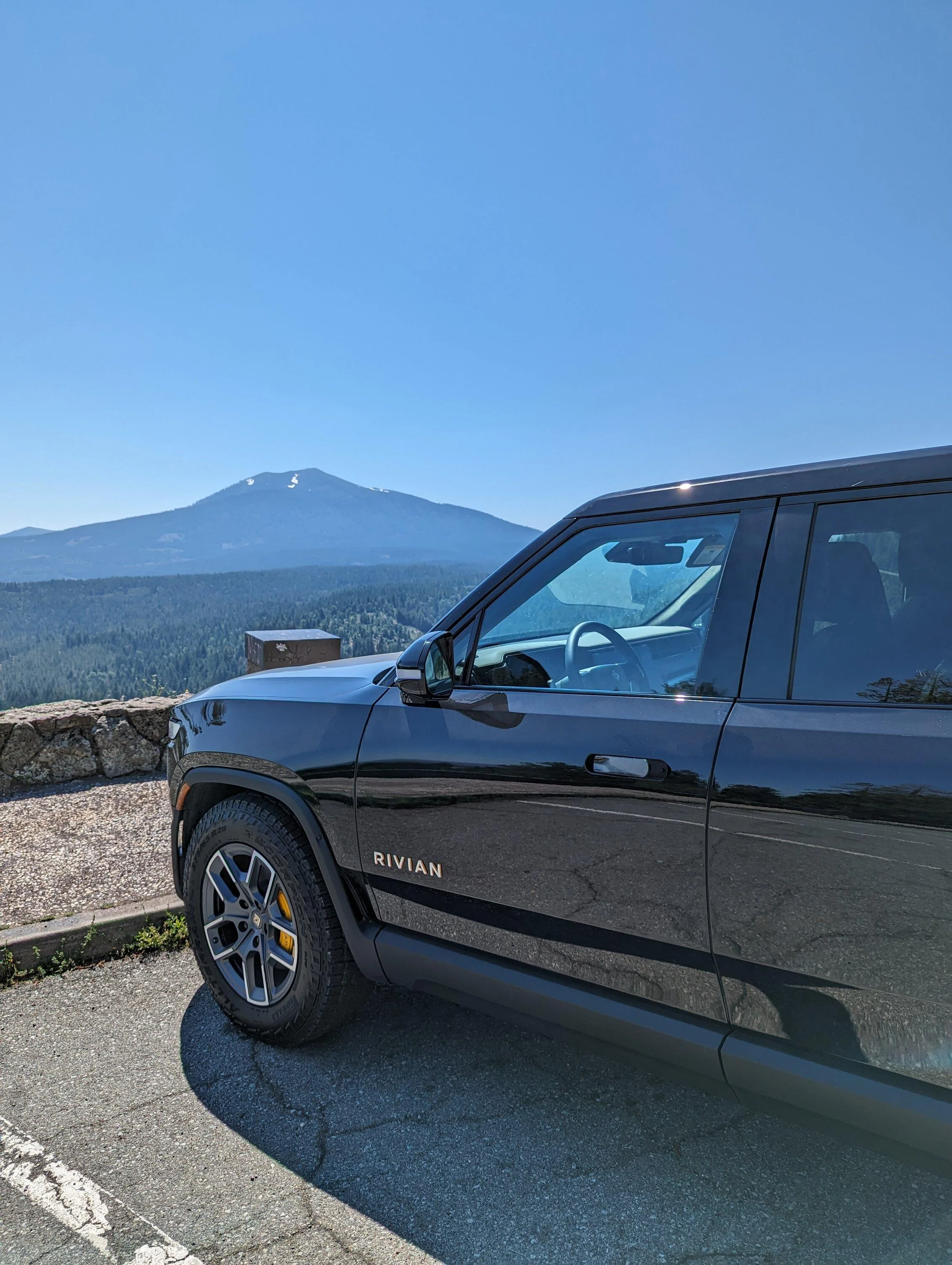 Rivian R1T R1S 1500 miles through Oregon and NorCal with the R1T. Camp Mode + Auto Leveling may be my favorite feature PXL_20230630_174833012