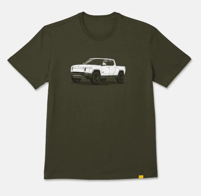 Rivian R1T R1S At this point, I've been waiting longer for this T-Shirt than my R1T... 1689798174200