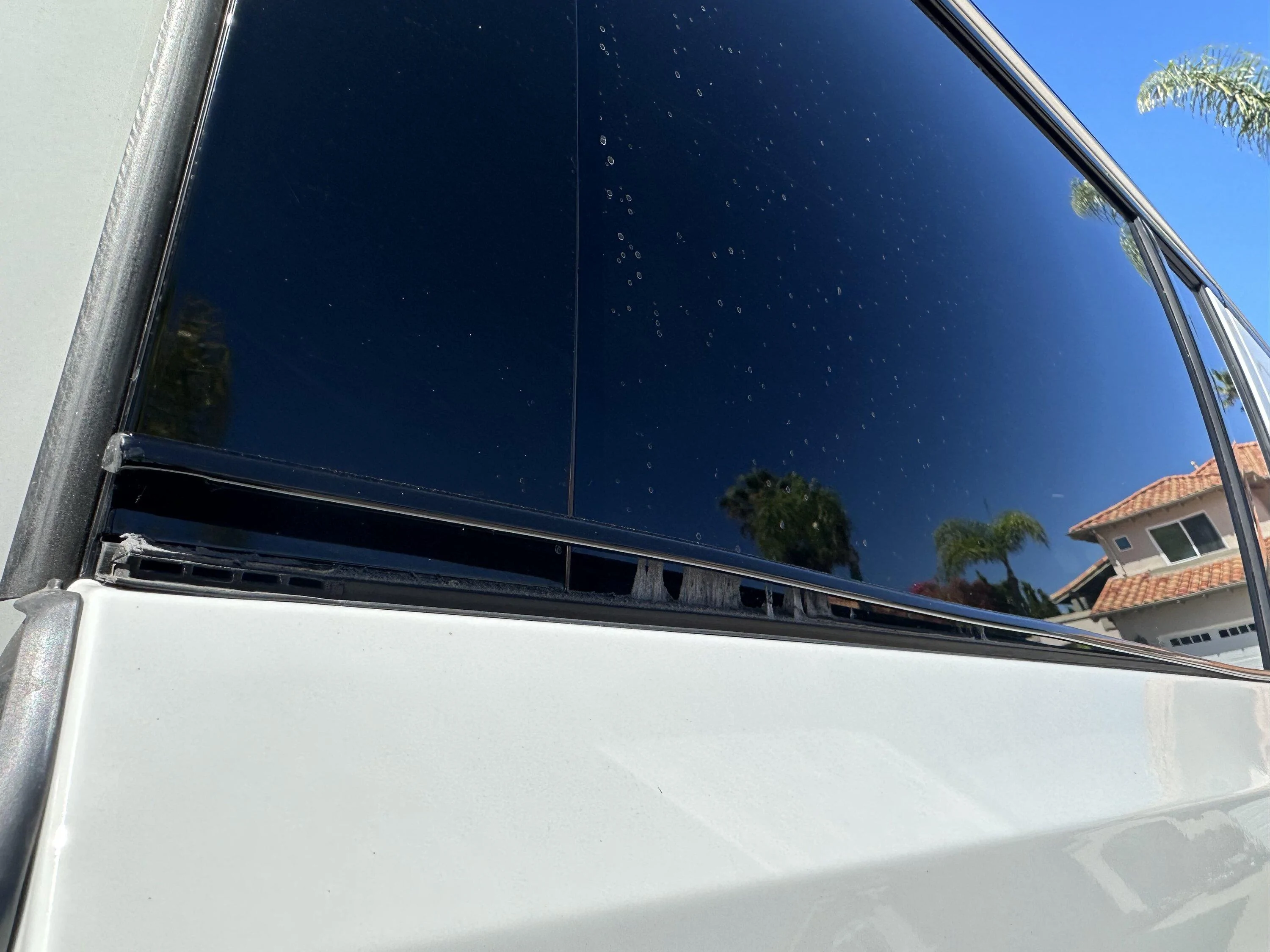 Rivian R1T R1S R1S Window Trim Peeling IMG_8437