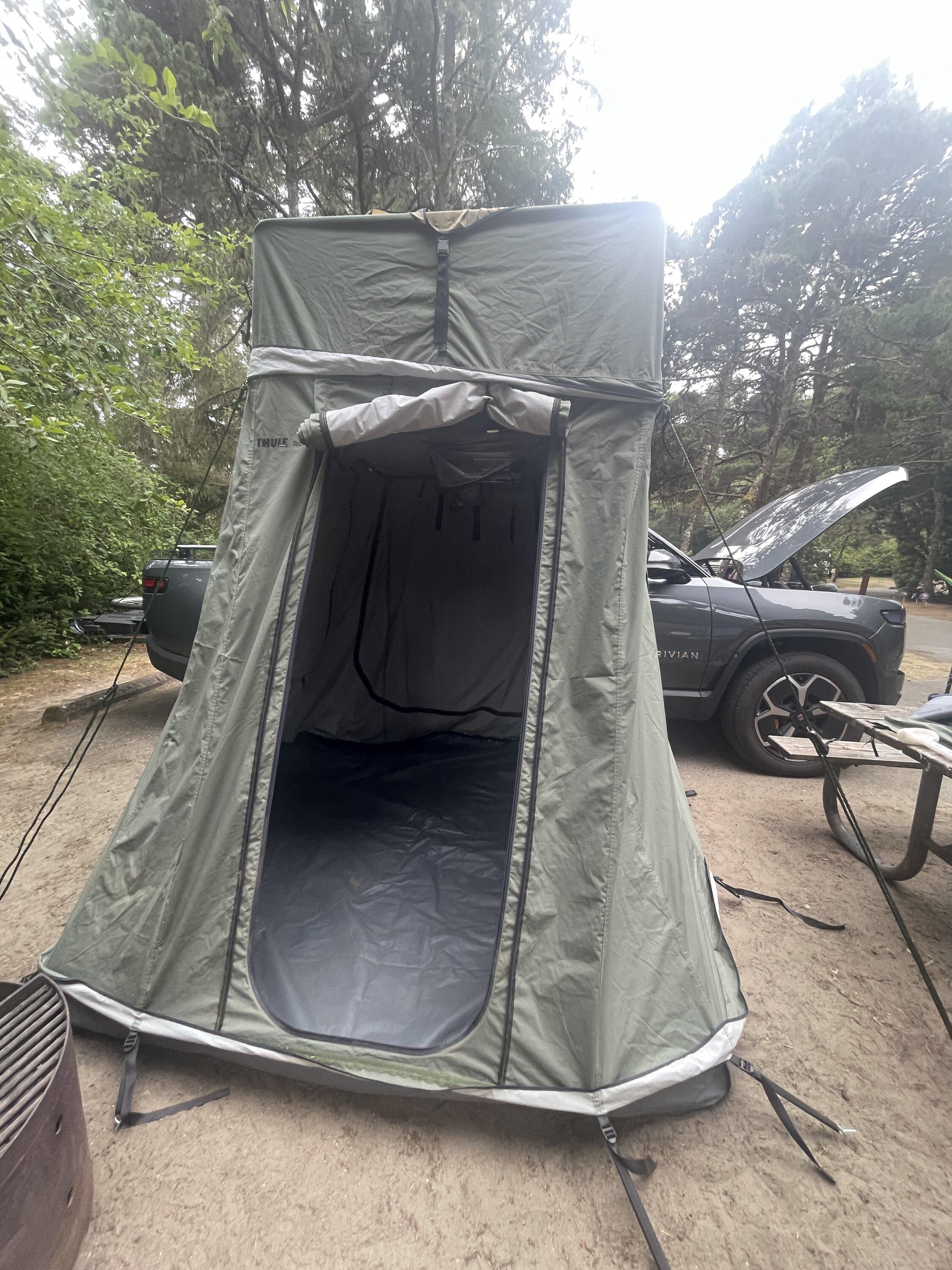 Rivian R1T R1S 1500 miles through Oregon and NorCal with the R1T. Camp Mode + Auto Leveling may be my favorite feature IMG_8850