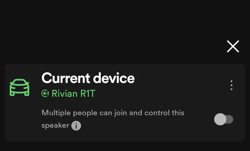 Rivian R1T R1S My S self identifies as a T Screenshot_20230719-204134