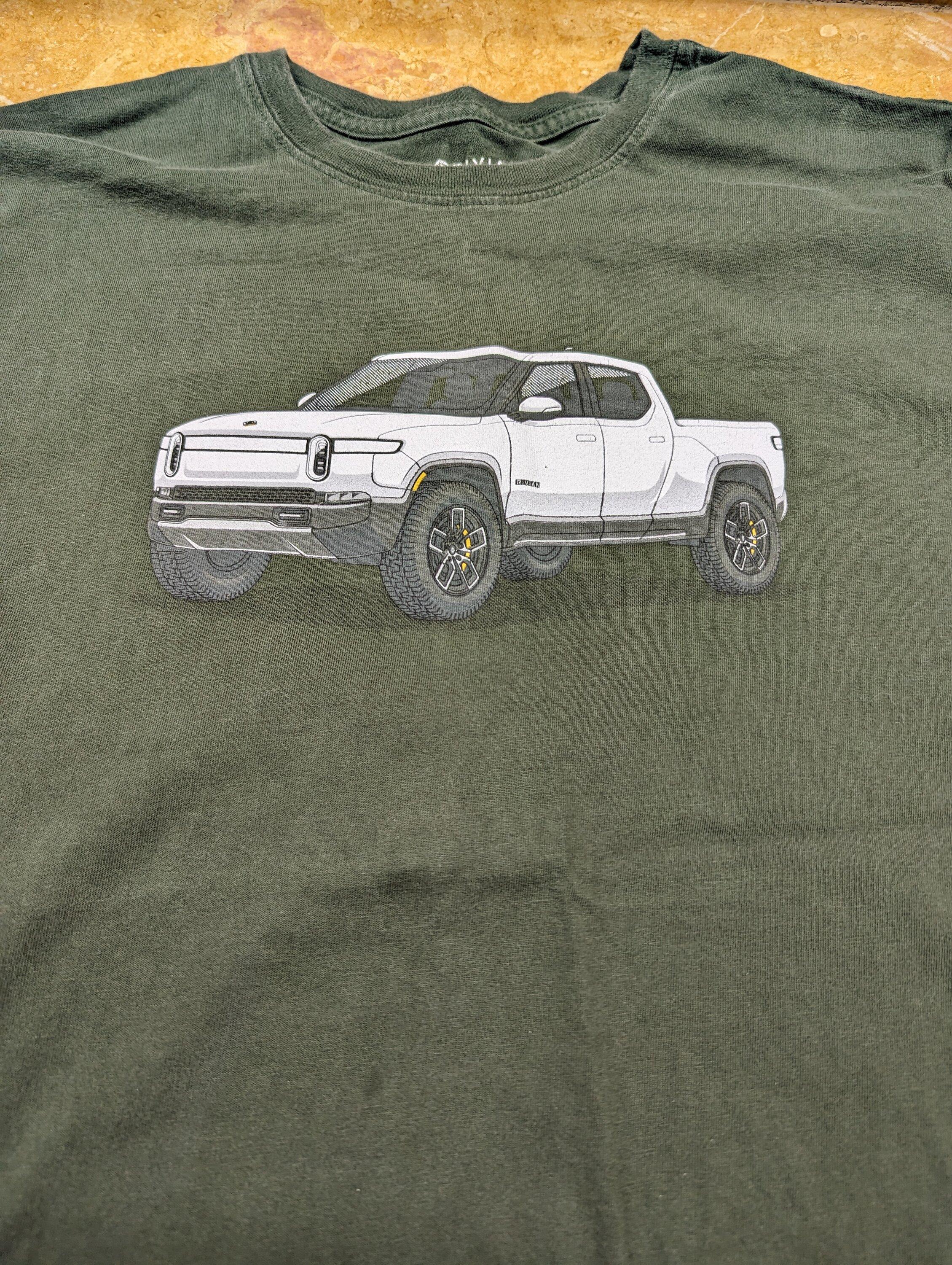 Rivian R1T R1S At this point, I've been waiting longer for this T-Shirt than my R1T... 1000011439