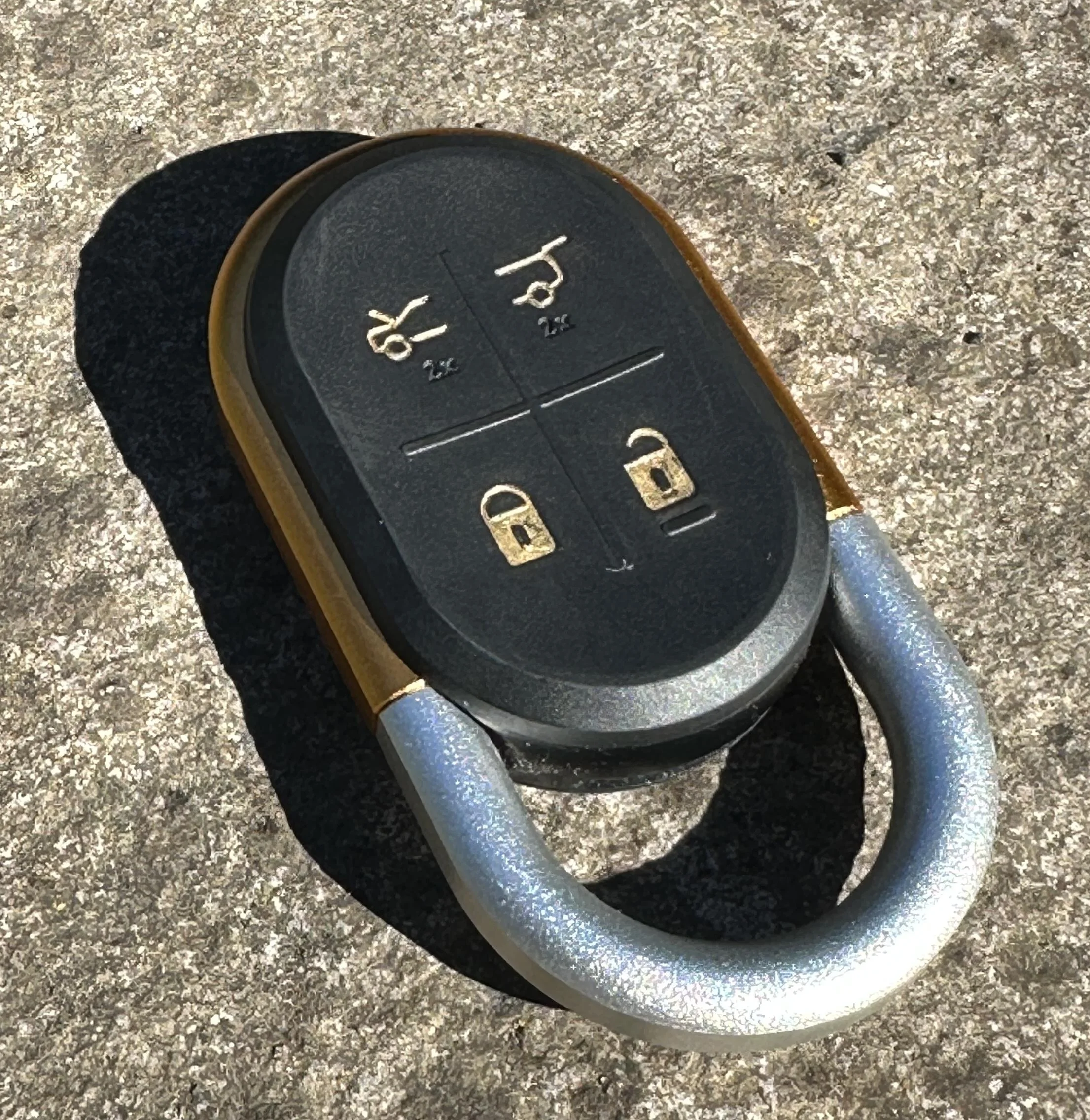 Rivian R1T R1S Painted the key fob IMG_6308