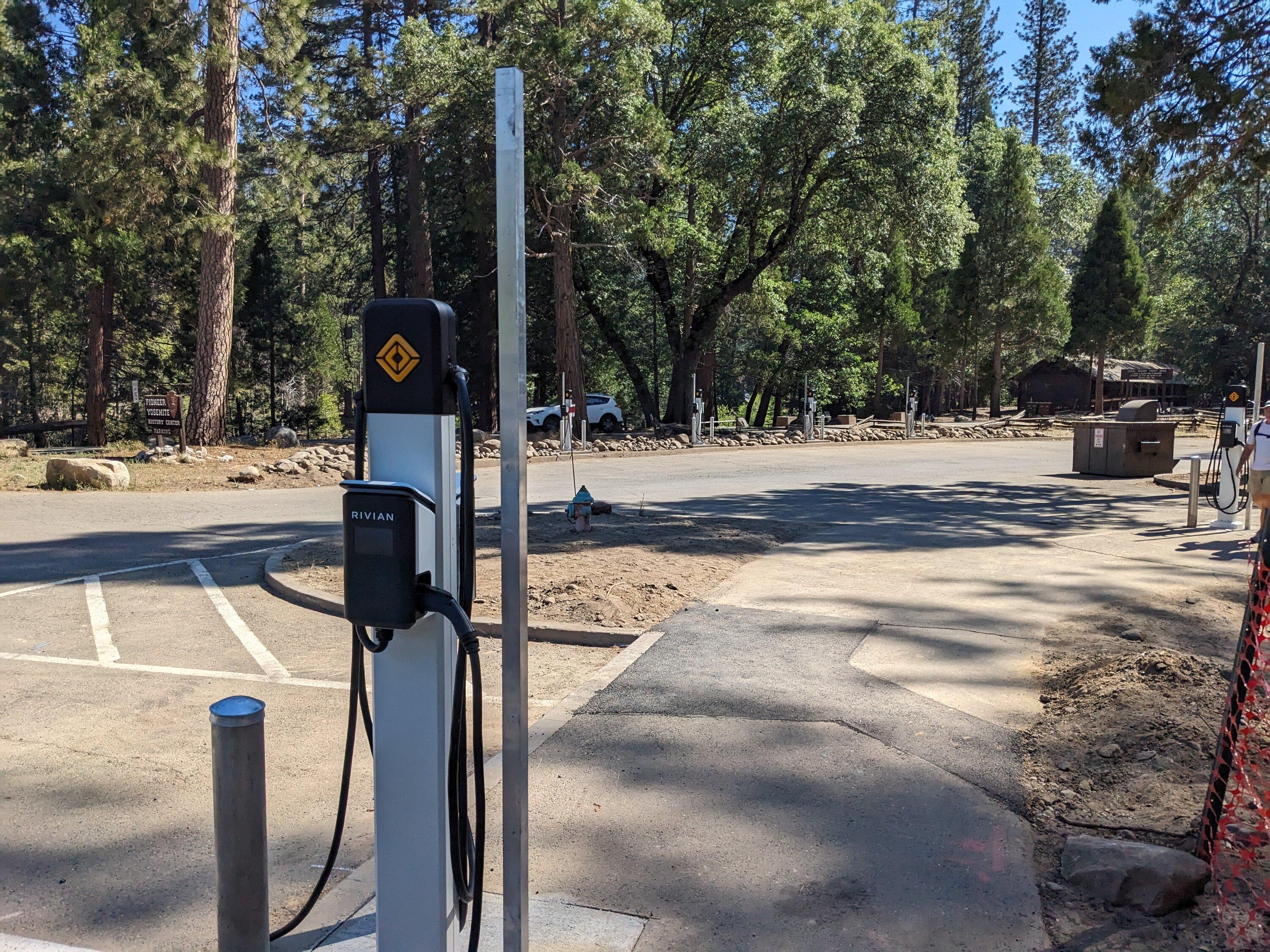 Rivian R1T R1S Yosemite Waypoint Chargers spotted PXL_20230702_164933617