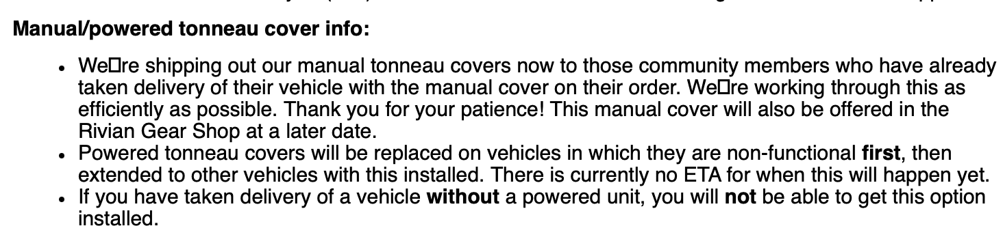 Rivian R1T R1S Manual & Powered tonneau cover info update - from my Guide on 7/24/2023 Screenshot 2023-07-24 at 1.10.50 PM