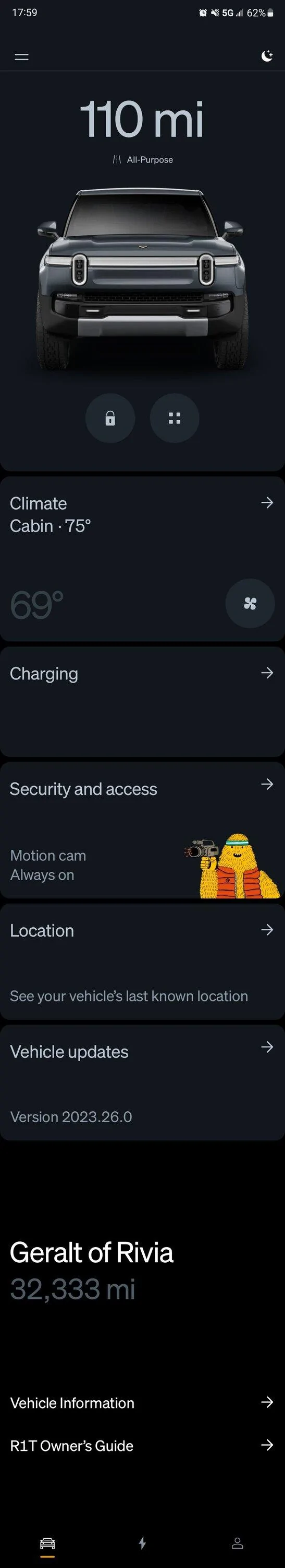 Rivian R1T R1S Rivian app 2.0 is live! Screenshot_20230725_175917_Rivian