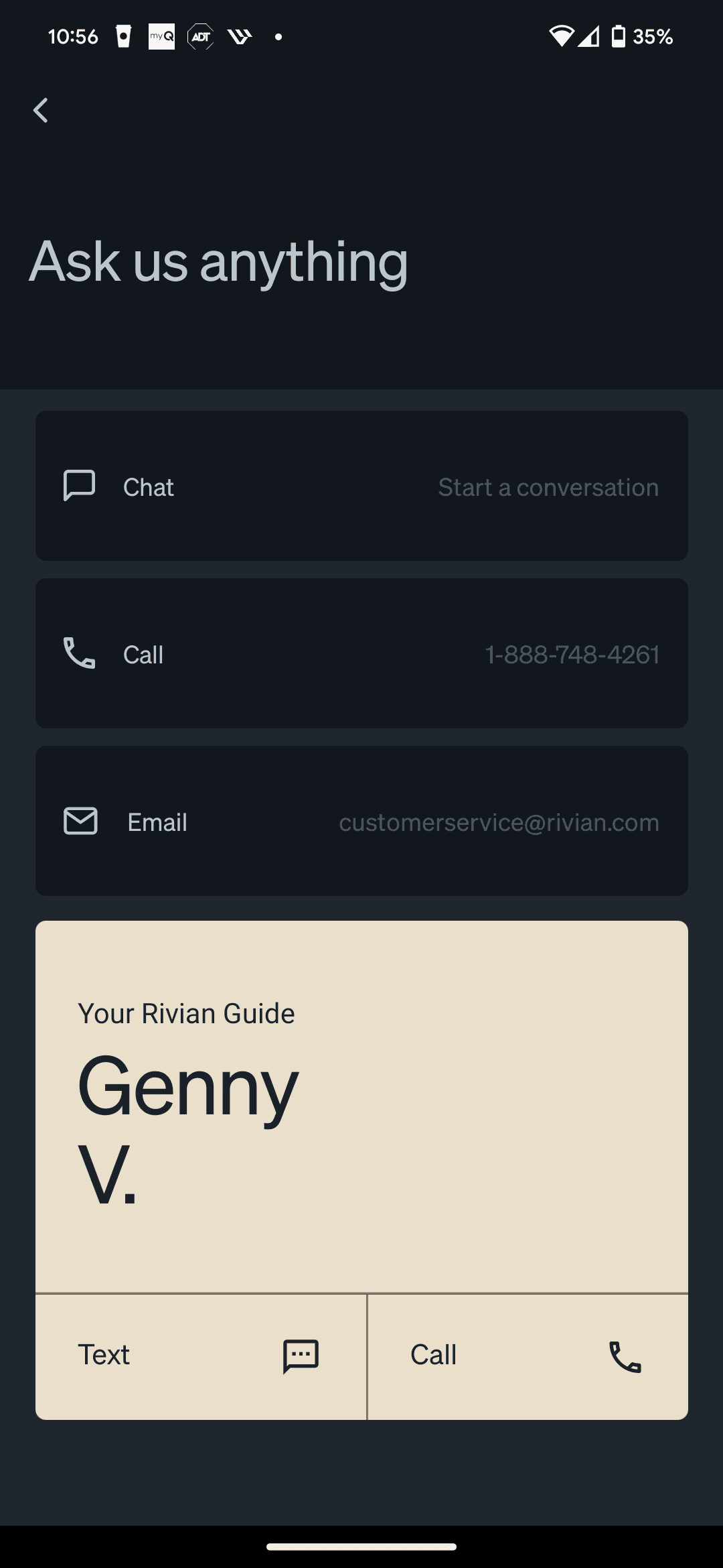 Rivian R1T R1S Rivian app 2.0 is live! Screenshot_20230725-225653