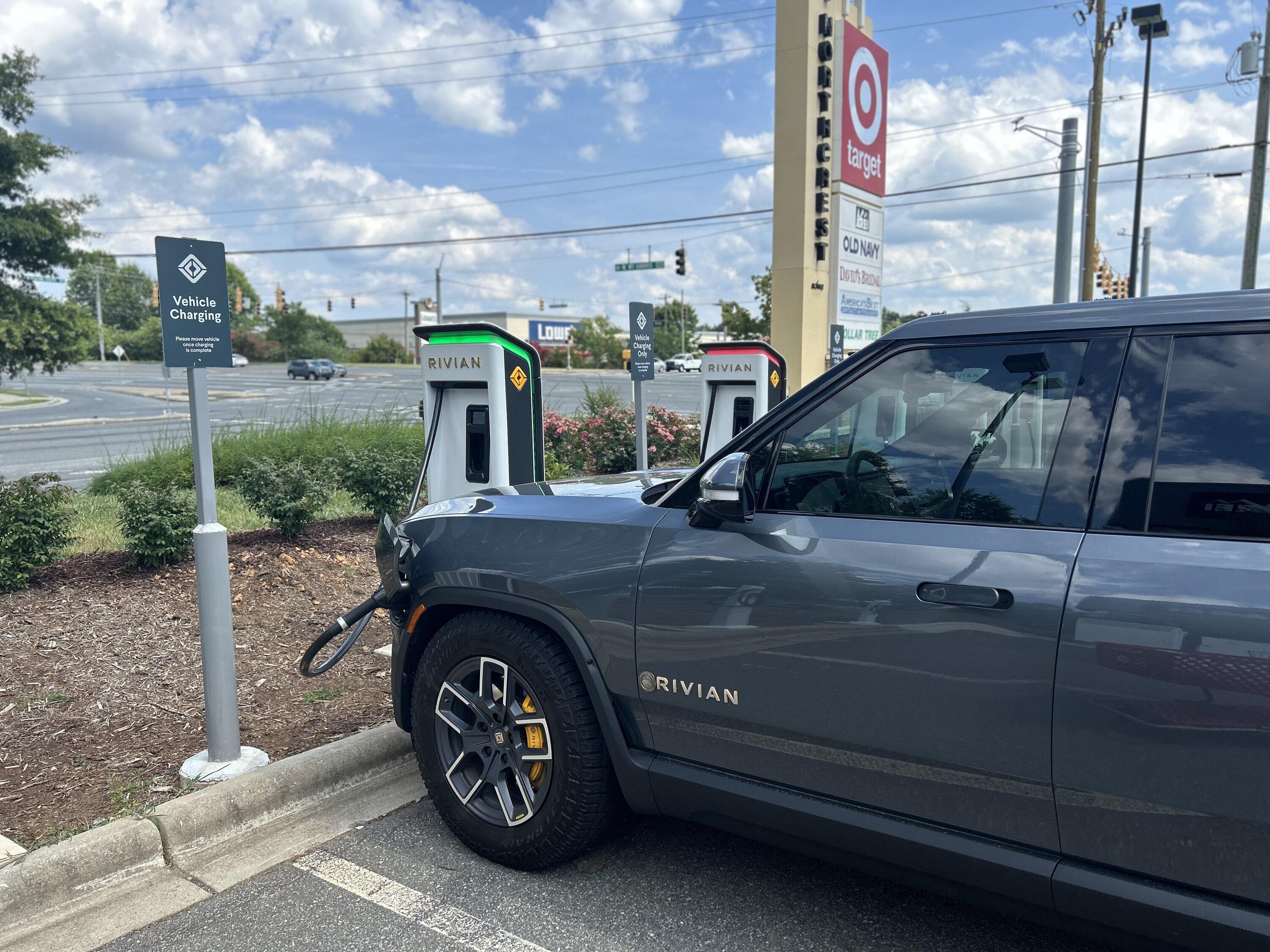 Rivian R1T R1S RAN Rivian Charging Stations Locations Map via Google Maps IMG_1546