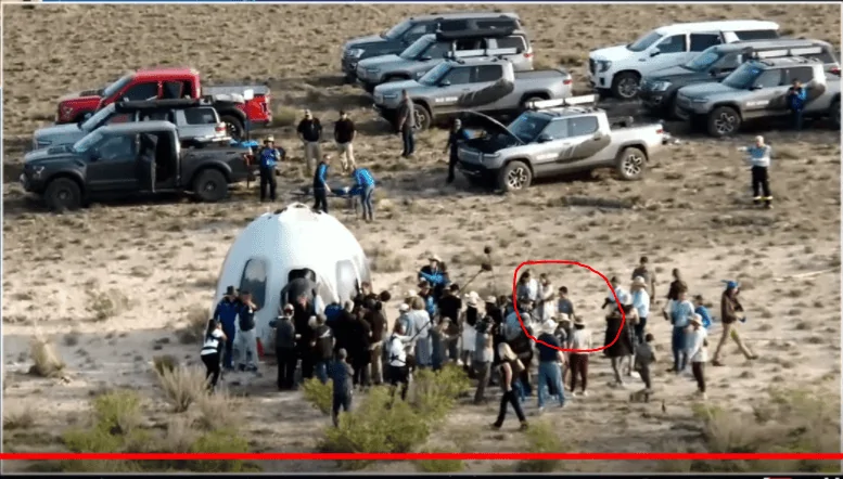 Rivian R1T R1S R1S shuttles Blue Origin passengers to Shephard launch pad [pics & video] Captur