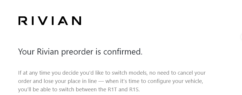 Rivian R1T R1S How many R1T/S can Rivian deliver per day? Preorder