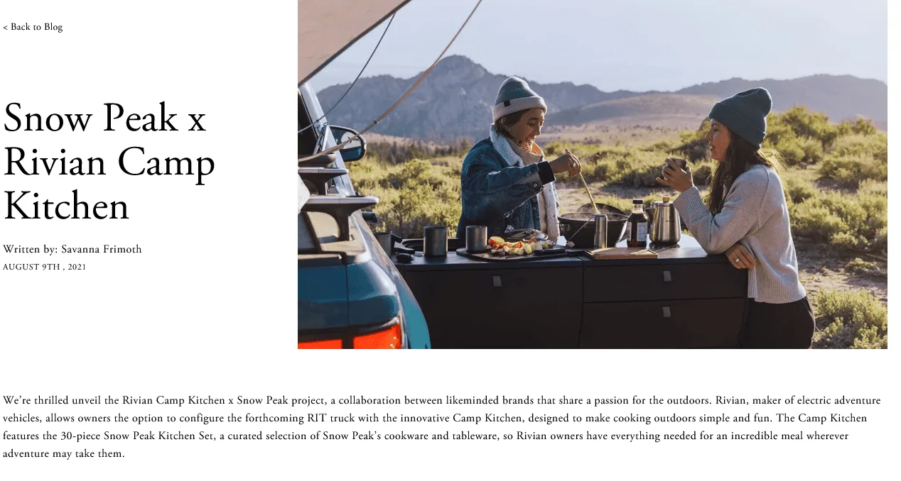 Rivian R1T R1S Rivian Story: Camp Kitchen 1628784511443