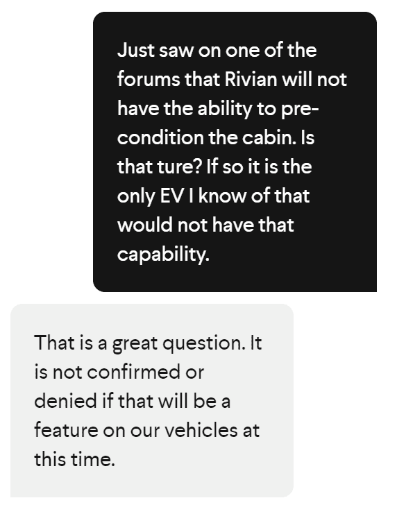 Rivian R1T R1S Pre-heating and Pre-cooling???? 1628895515357