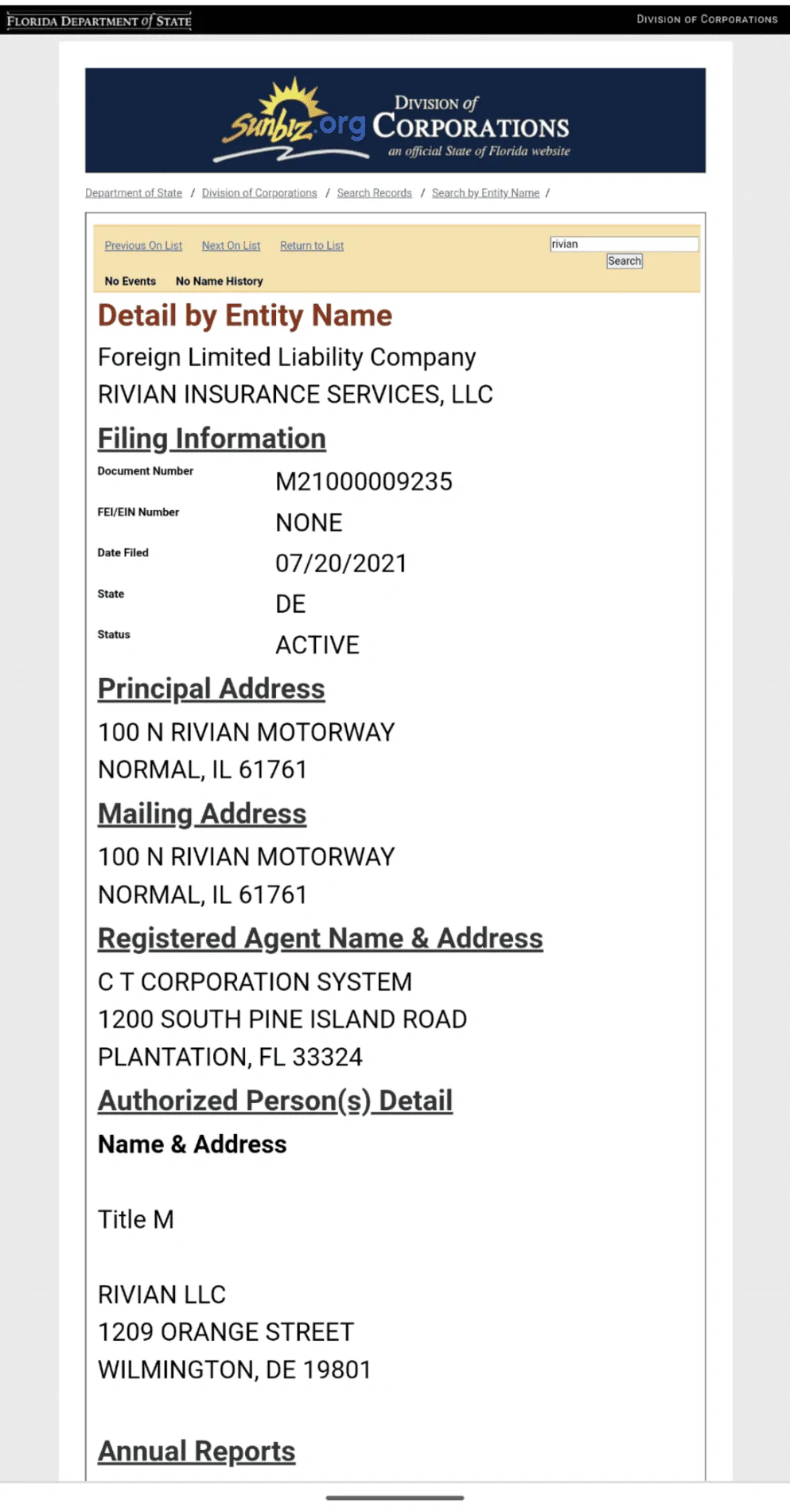 Rivian R1T R1S Rivian Service Centers / Retail Locations List / Other Facilities (Pics & Updates) Screenshot_20210813-230916