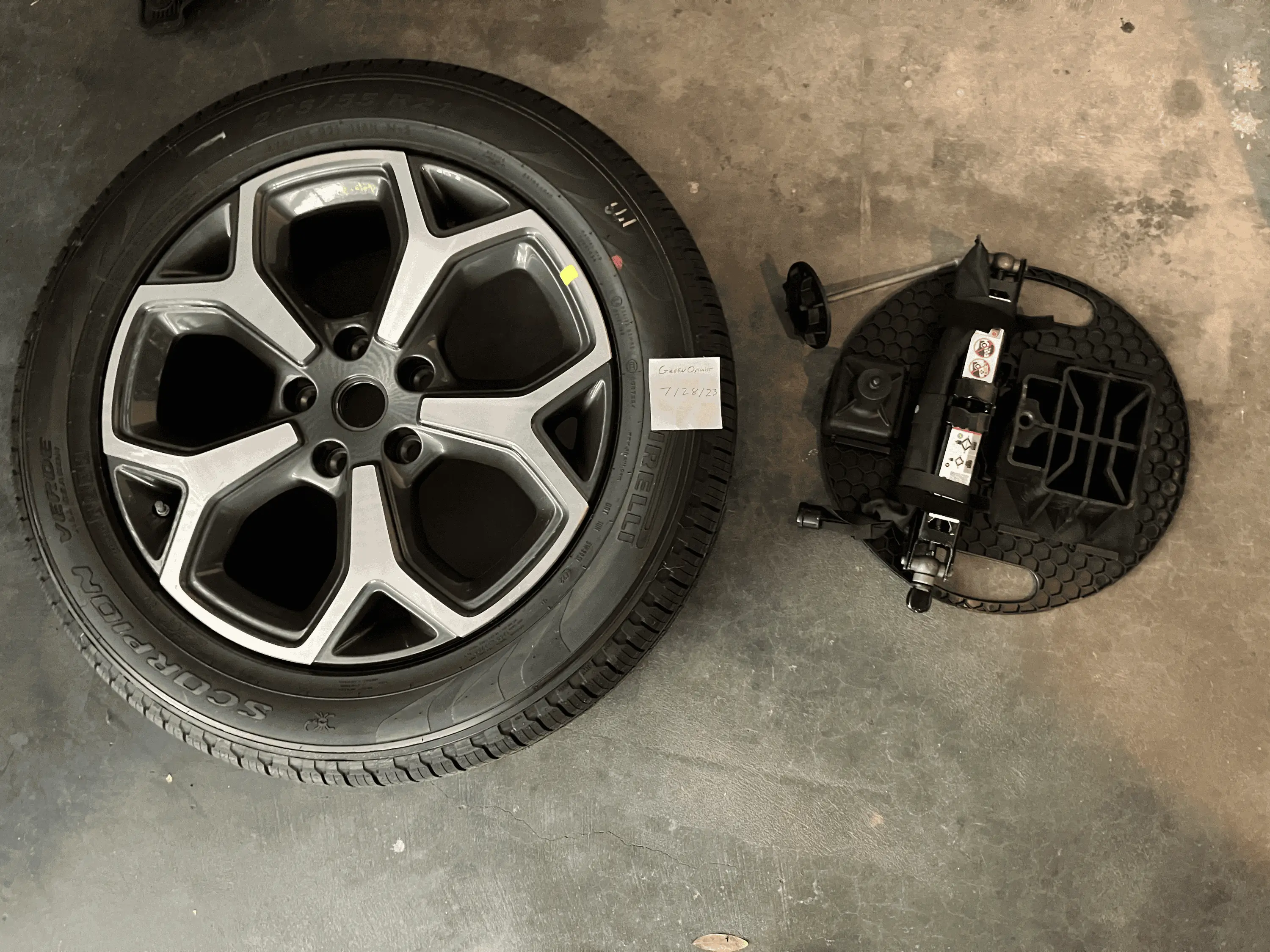 Rivian R1T R1S FS - 21" Full Size Spare Kit - $950 OBO Spare 3