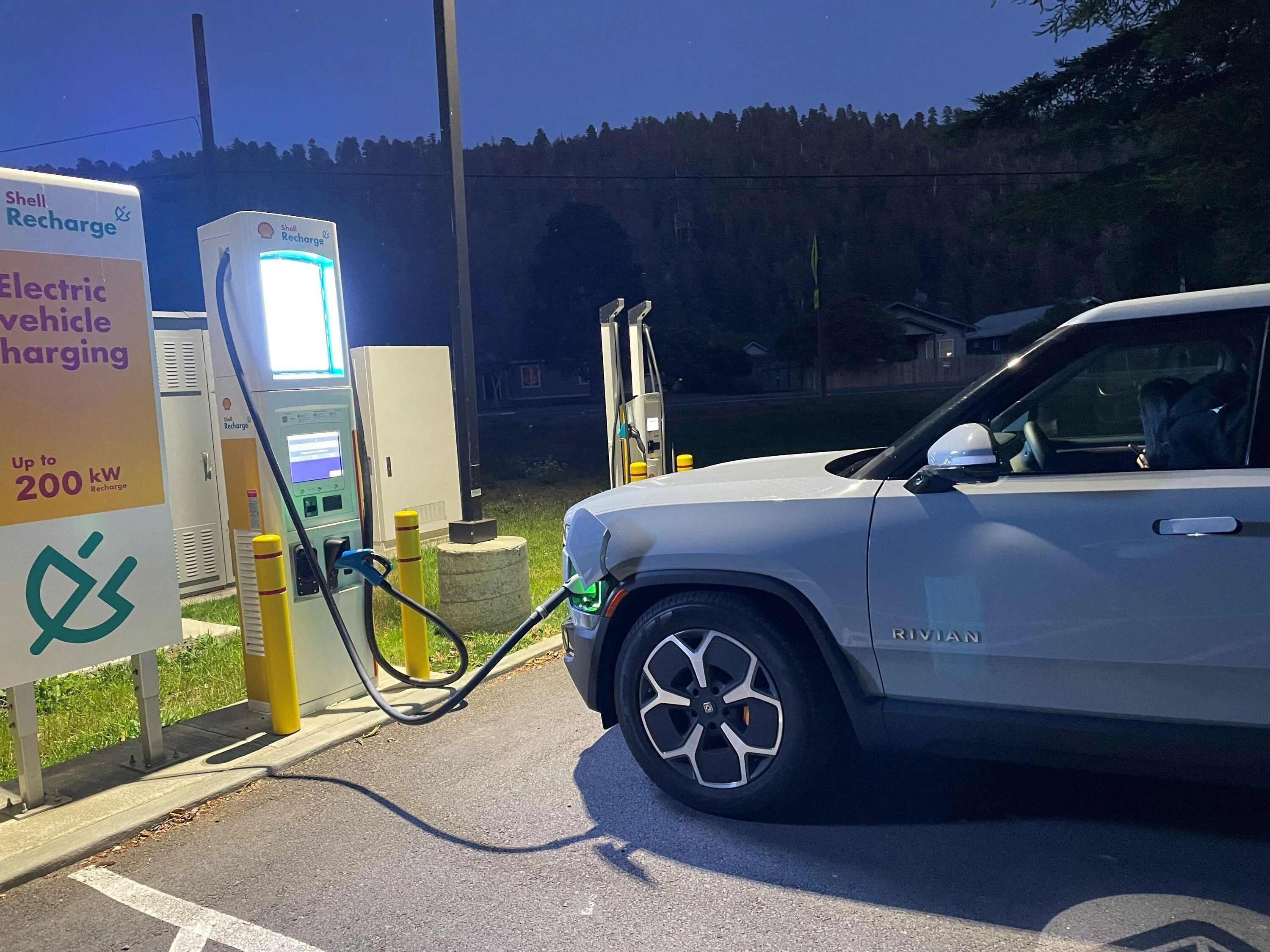Rivian R1T R1S Road trip up NorCal coast to Redwood National Parks shell