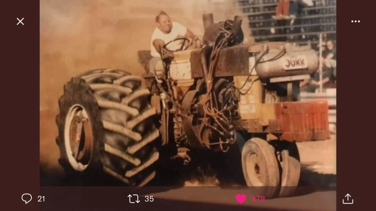Rivian R1T R1S Rivian pulling a tractor pull sled Tractor pull JUNK