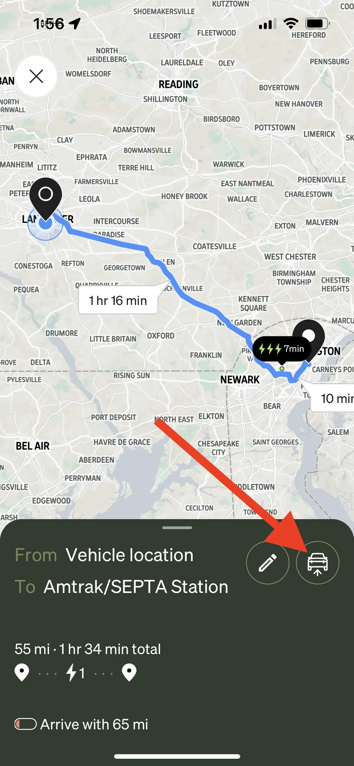 Rivian R1T R1S Frustrated today with route planner and "send to vehicle" IMG_A39F84F92655-1