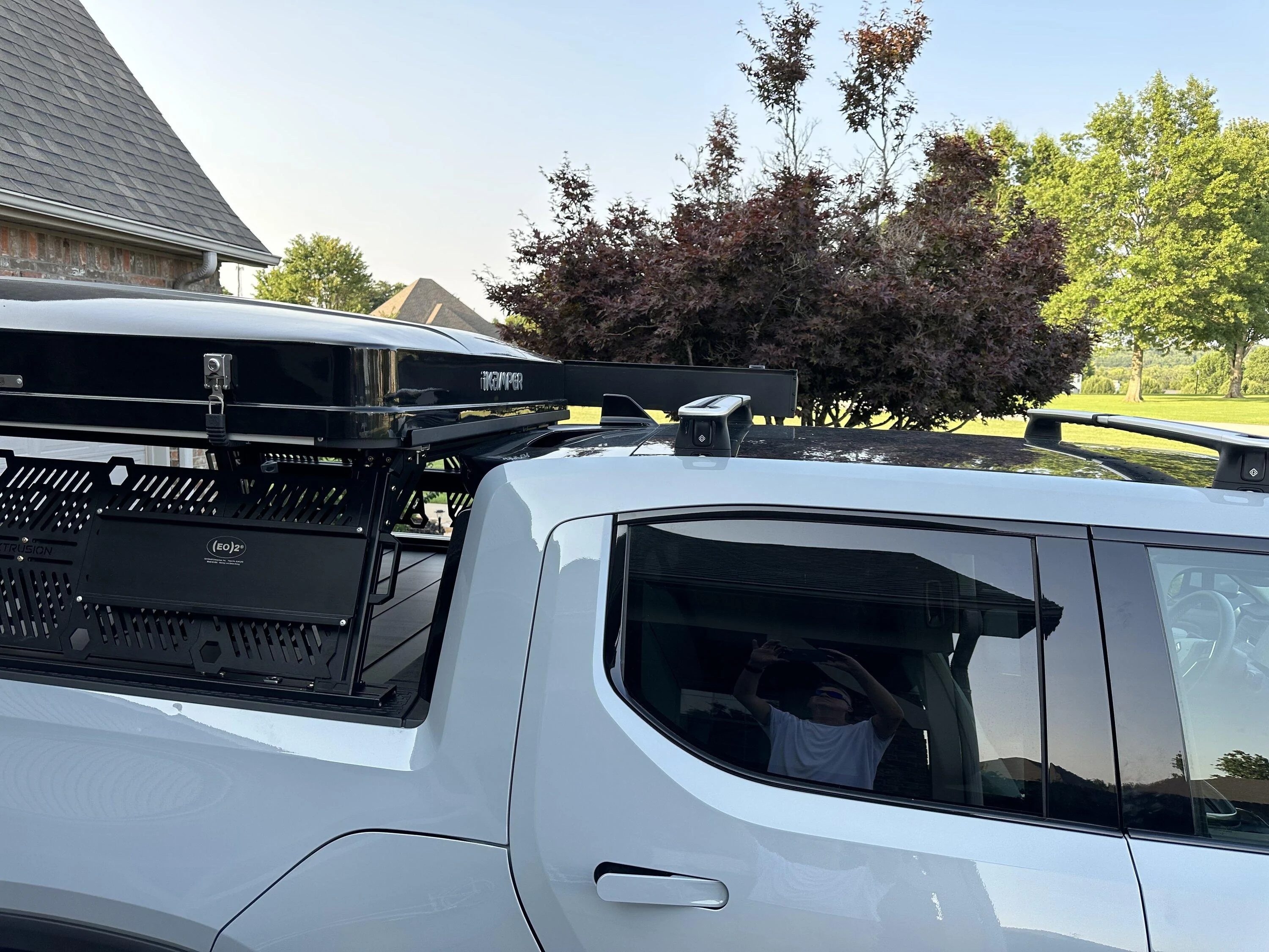 Rivian R1T R1S Bed Rack options from Xtrusion Overland IMG_7722