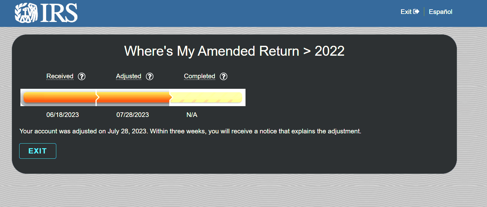 Rivian R1T R1S Has anyone received their refund for an amended 2022 federal tax return? 1690924393413