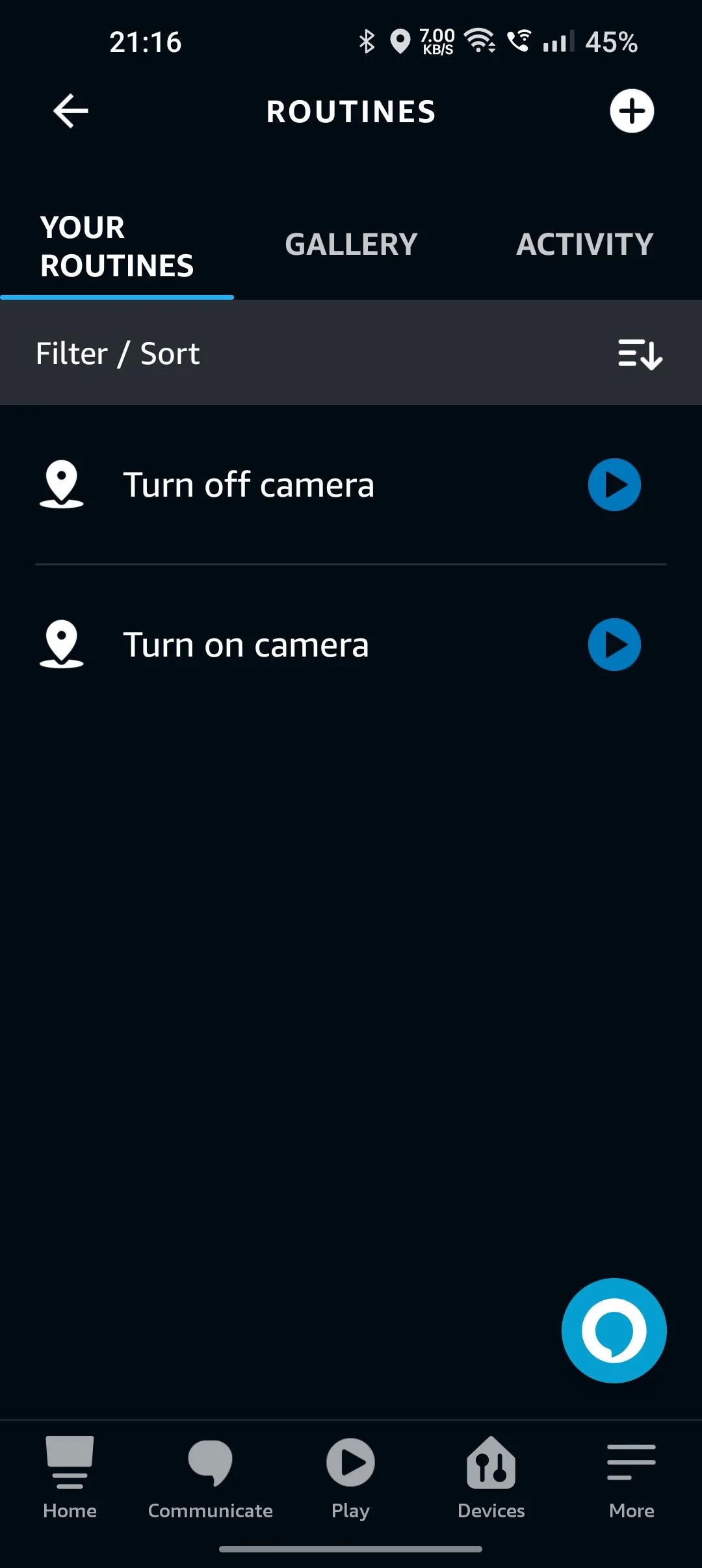 Rivian R1T R1S Alexa automation tip:  camera view auto on/off based on proximity to garage (or any location) Screenshot_2023-08-01-21-16-19-91_141309a7379982865806771bd175c1f6