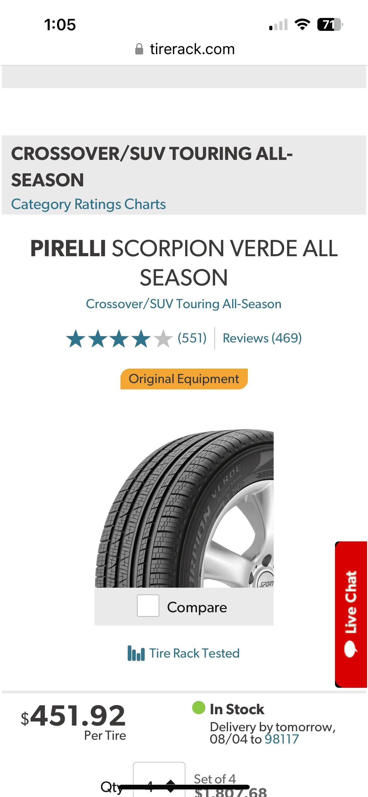 Rivian R1T R1S 20 v 21 inch tires IMG_0732