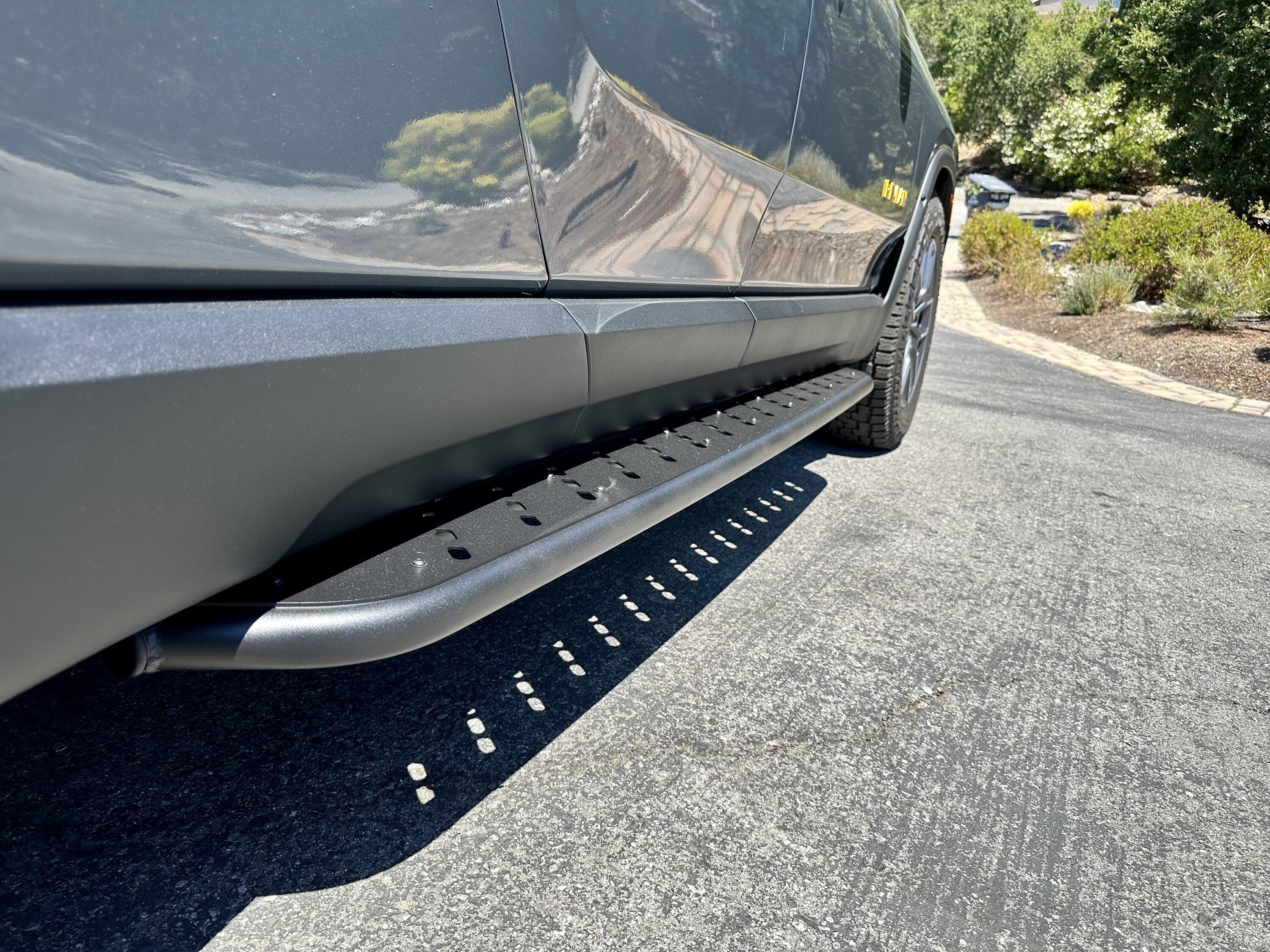 Rivian R1T R1S Introducing RMaxx Running Boards & Rock Sliders for Rivian R1T / R1S from Team 1EV IMG_1393