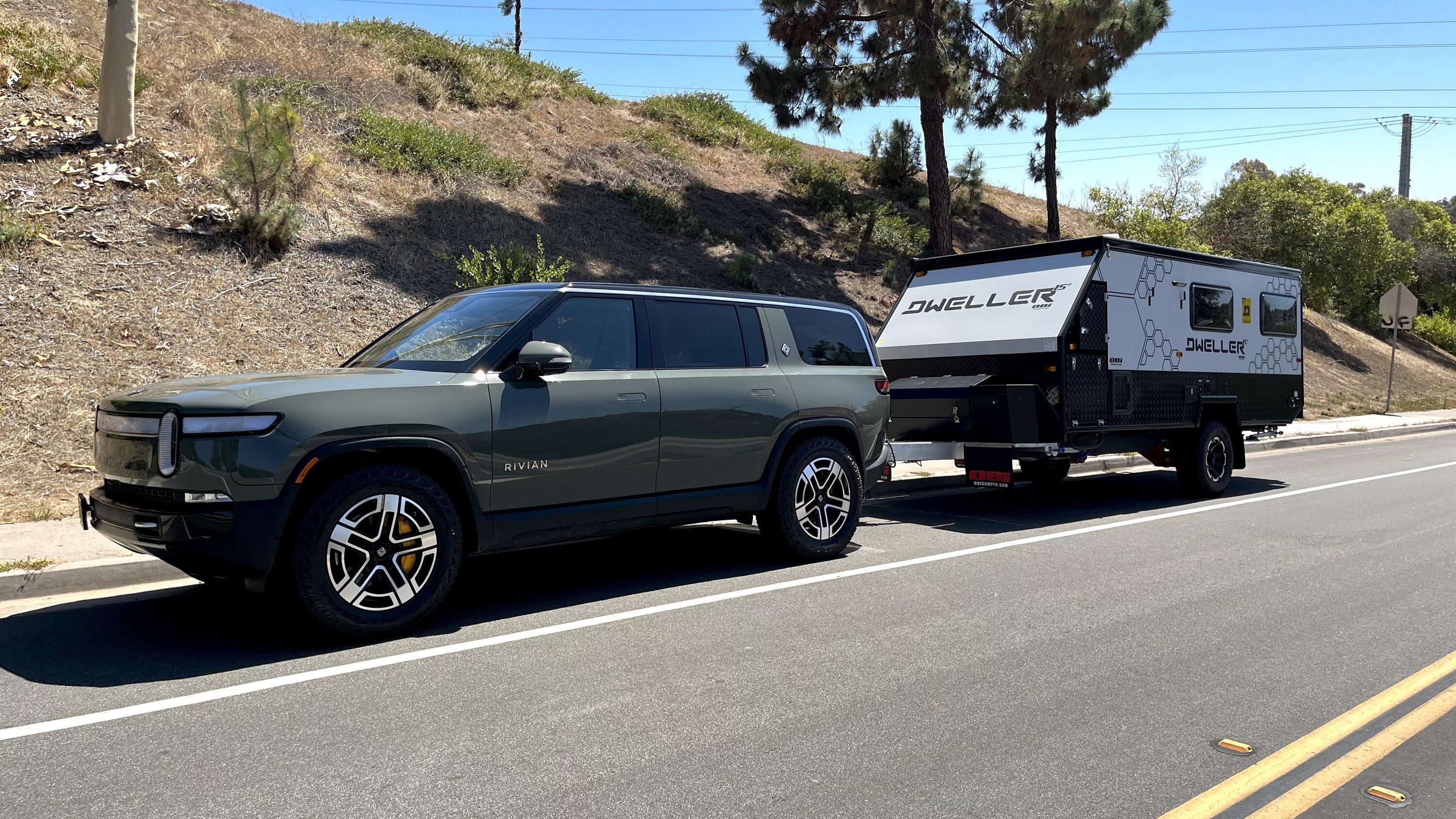 Rivian R1T R1S Outback Innovations ‘DWELLER 15’ Overlanding Trailer For R1S Towing IMG_0151
