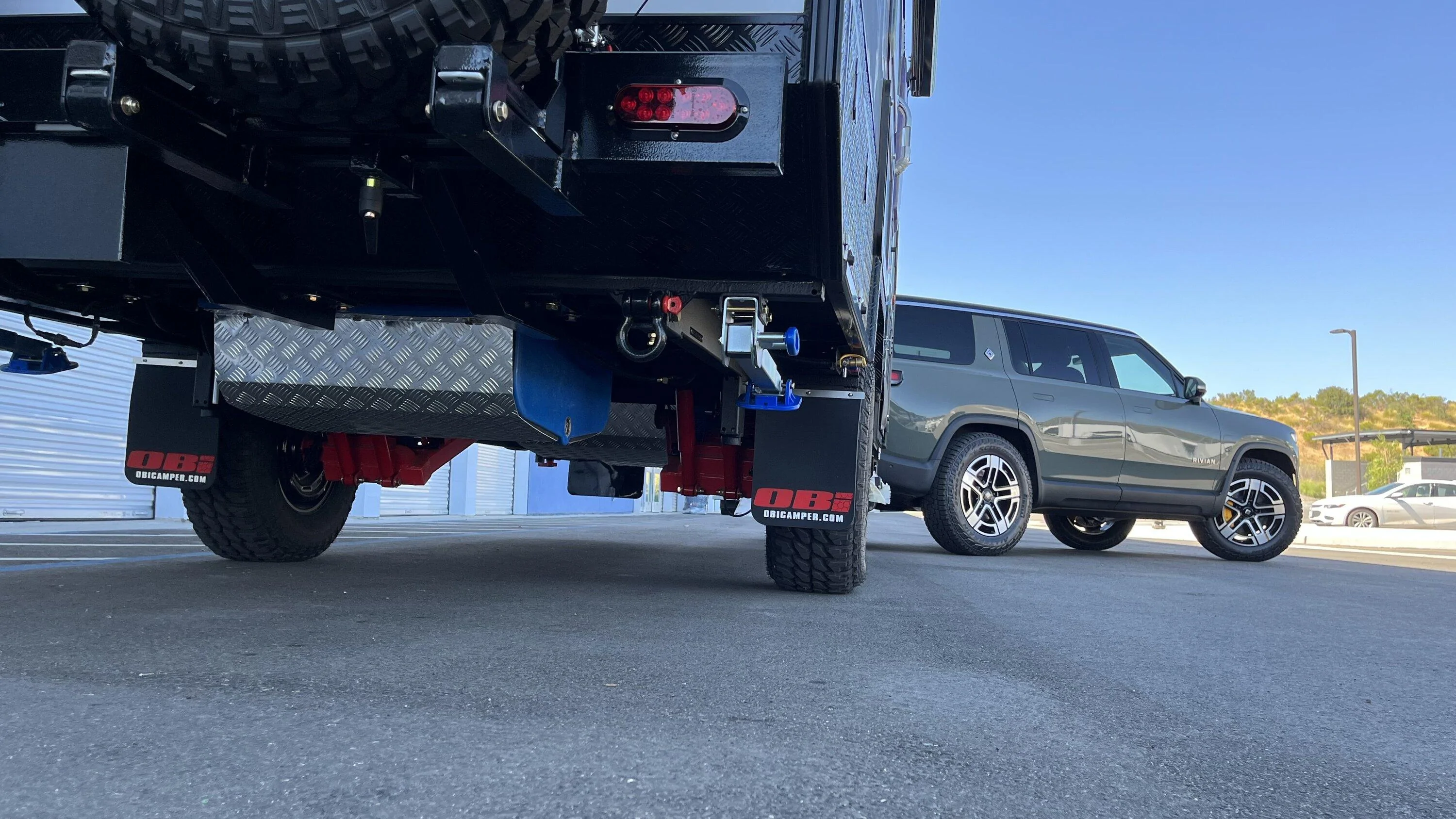 Rivian R1T R1S Outback Innovations ‘DWELLER 15’ Overlanding Trailer For R1S Towing IMG_0177