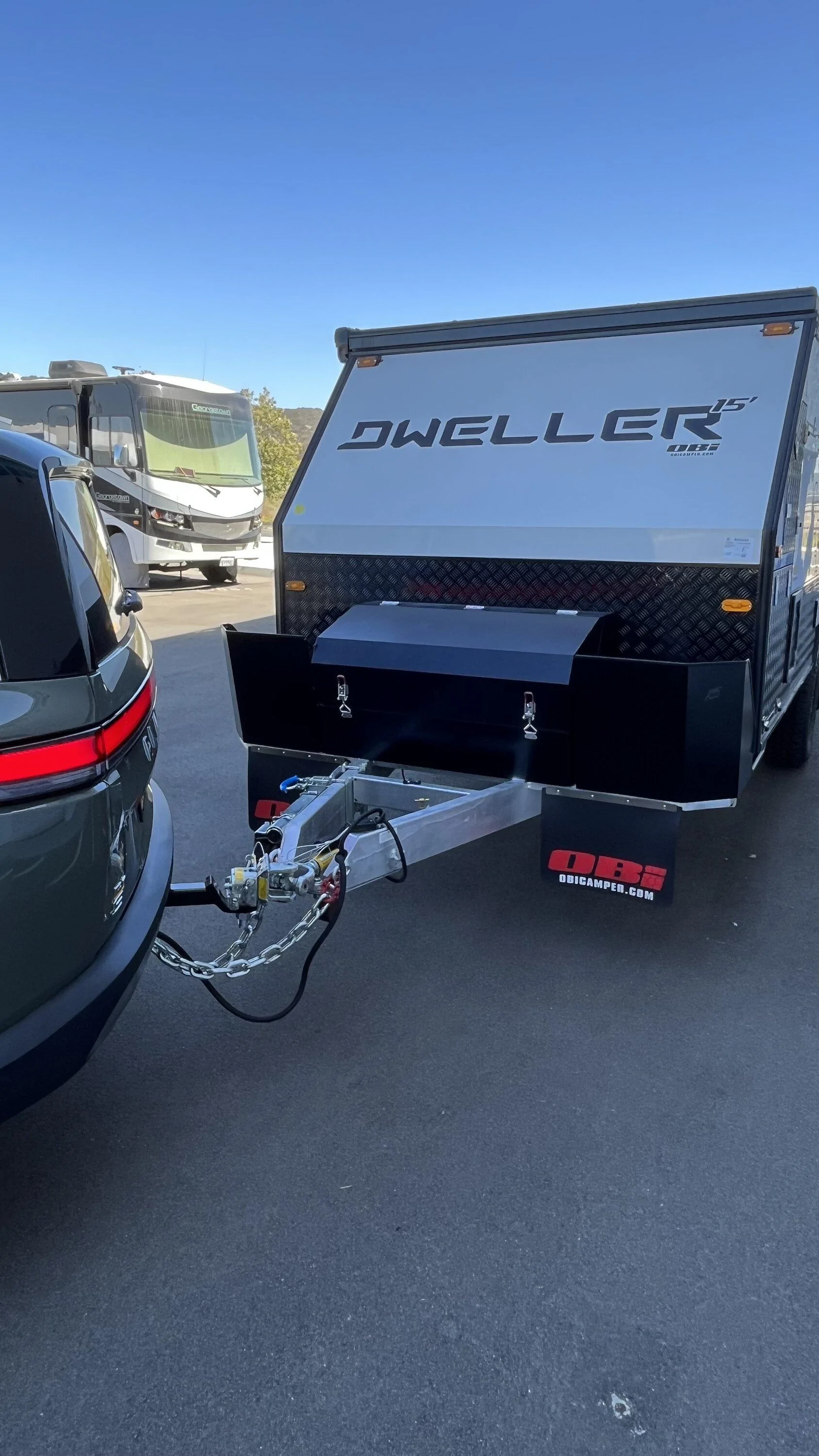 Rivian R1T R1S Outback Innovations ‘DWELLER 15’ Overlanding Trailer For R1S Towing IMG_0160