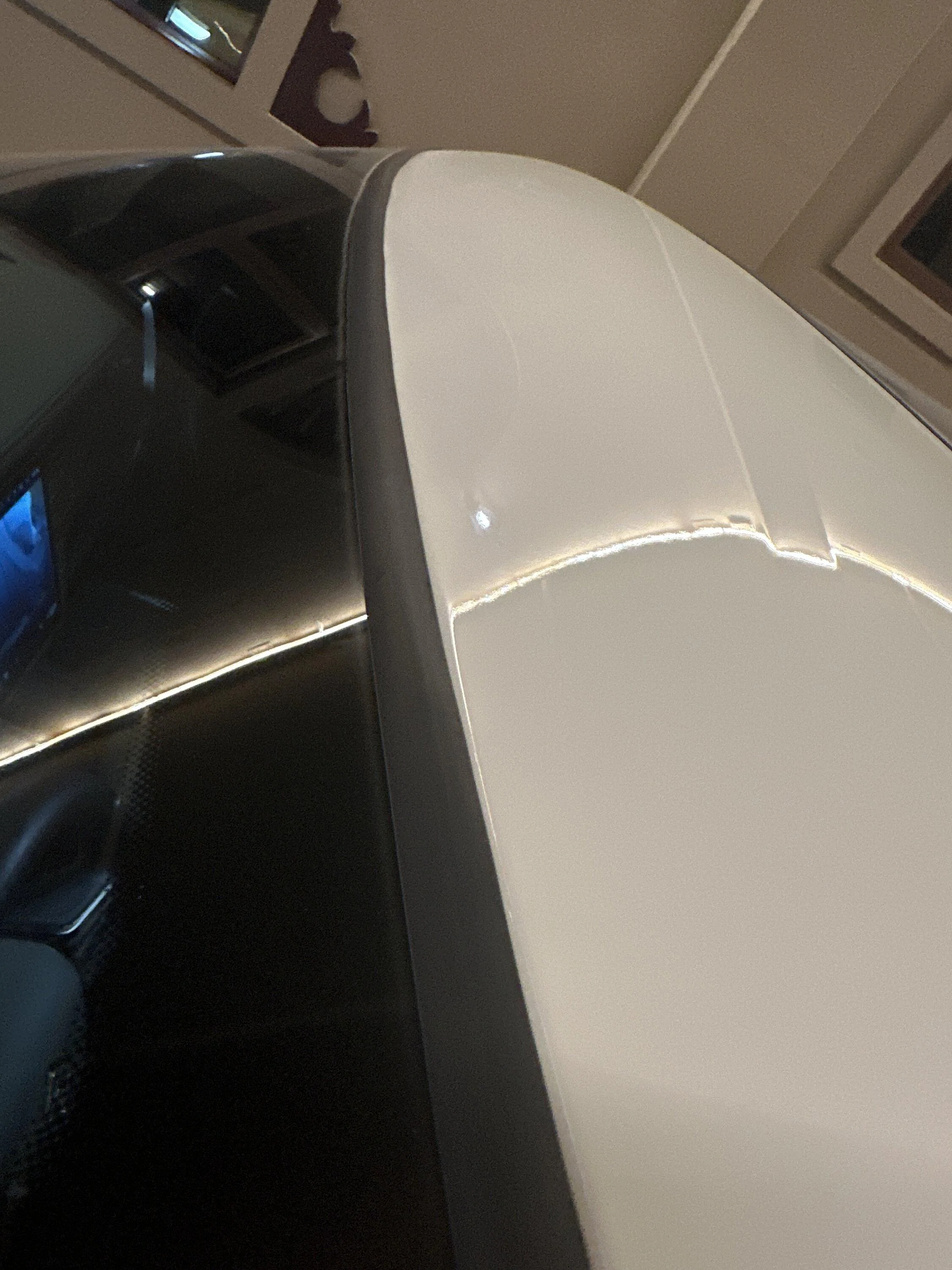 Rivian R1T R1S Wind noise solved at last -- using tube rubber seal imag